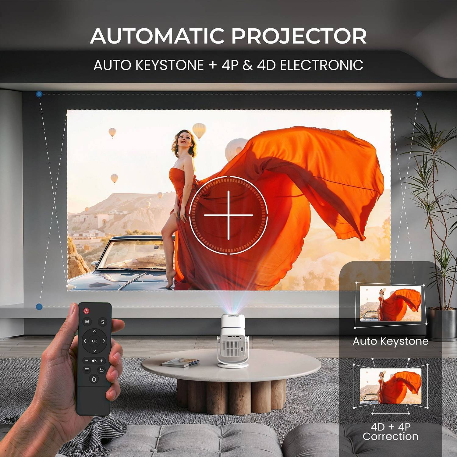 Egate Atom 3X 1080p 4K Projector - Image 3