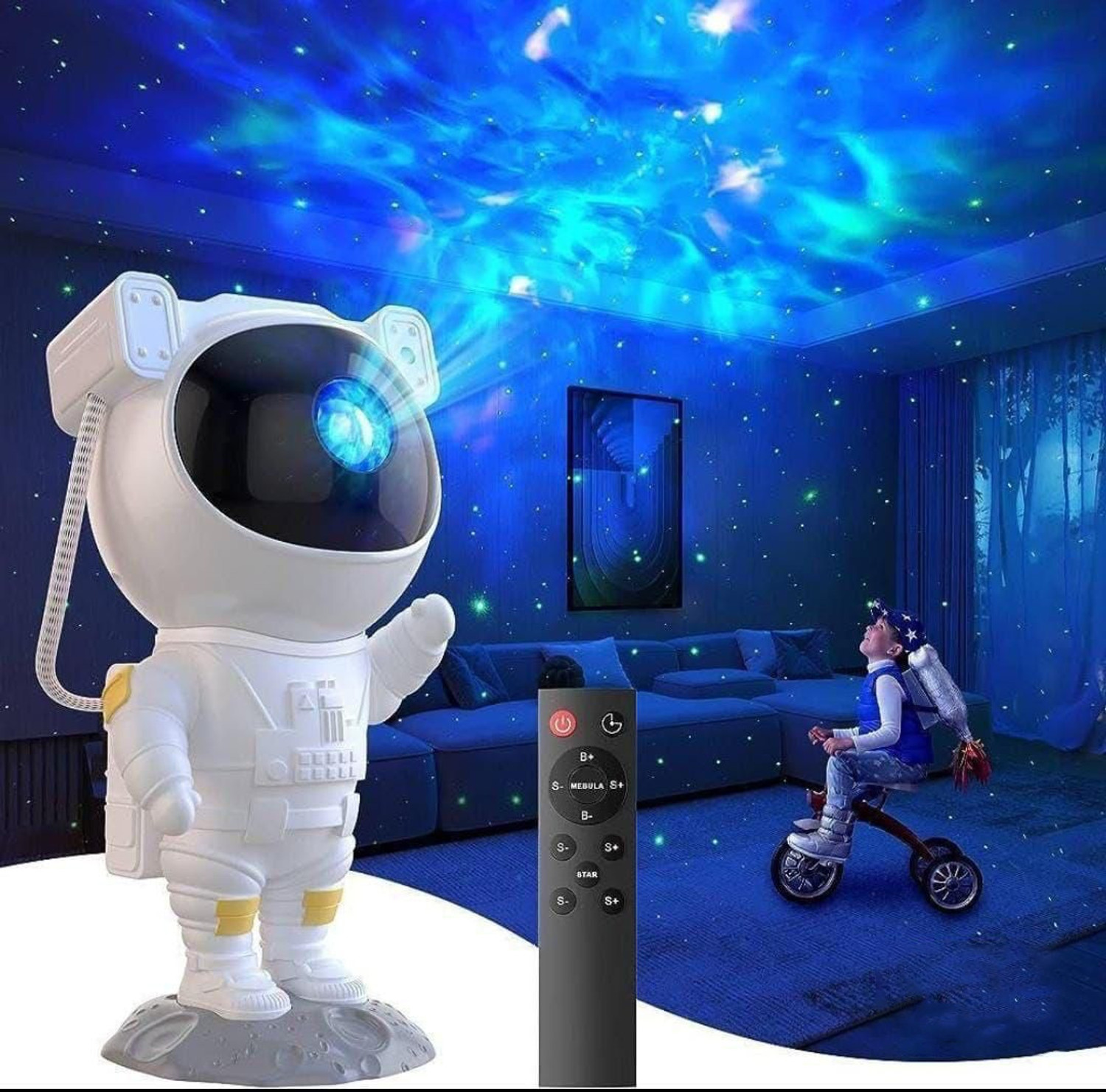 Image of FLYSTO Night Light Creative Home Decoration Ornaments for Bedroom (0 lm / Wireless) Portable Projector