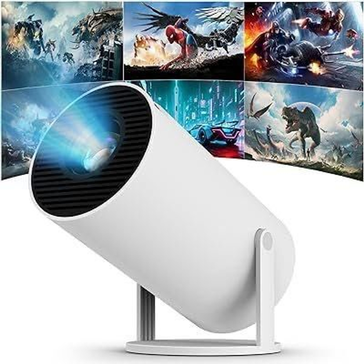 Image of Amit Portable Projector Android 11 Projector, 4K /1080P, Wi-Fi 5G BT 5.0 (200 lm / 2 Speaker / Wireless / Remote Controller) Portable Projector