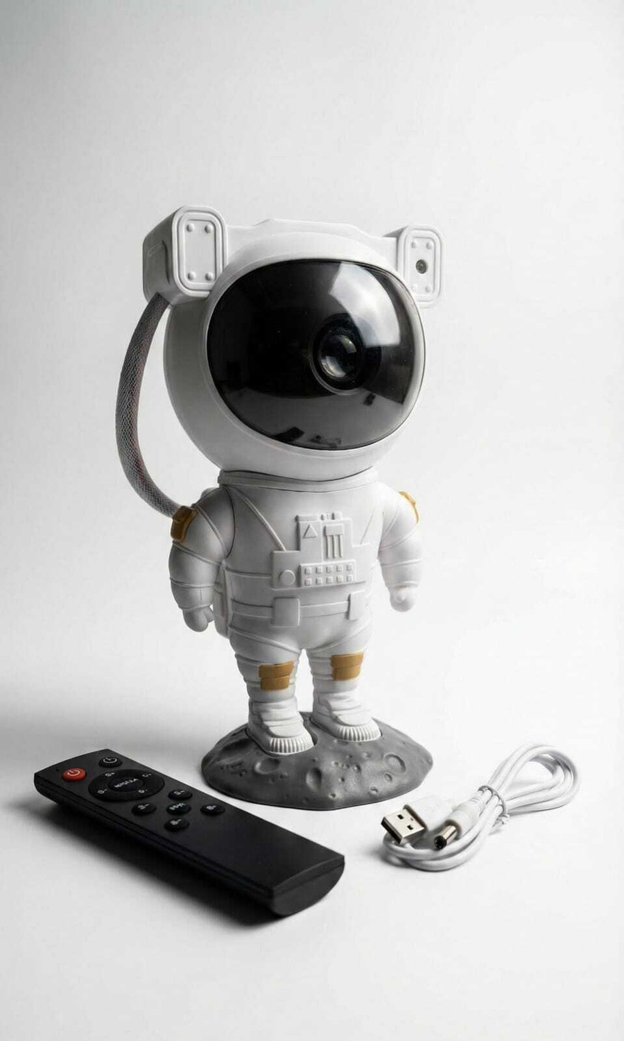 Image of Shapy Galaxy Light Astronaut space star projector 360 Adjustable Head Night Lamp (1 lm) Portable Projector