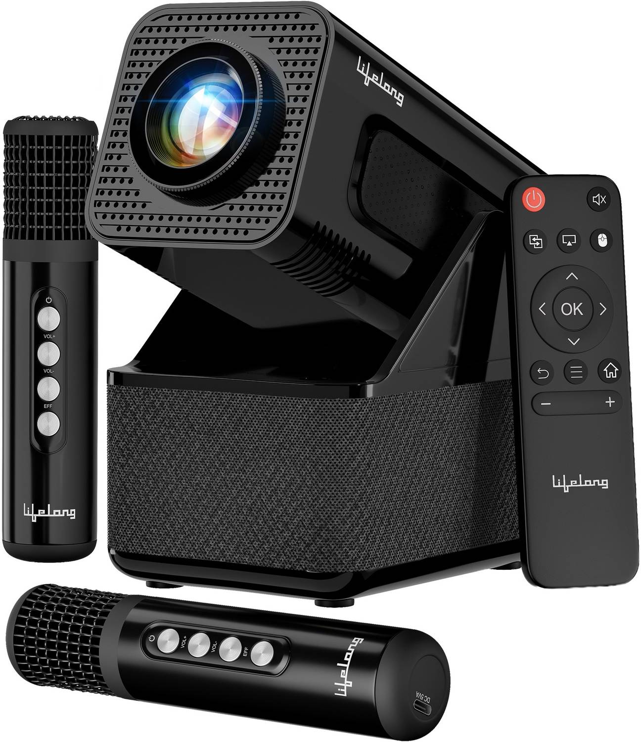 Lifelong ROAR 4K Projector 4000 Lumens 20W Speakers - Image 1