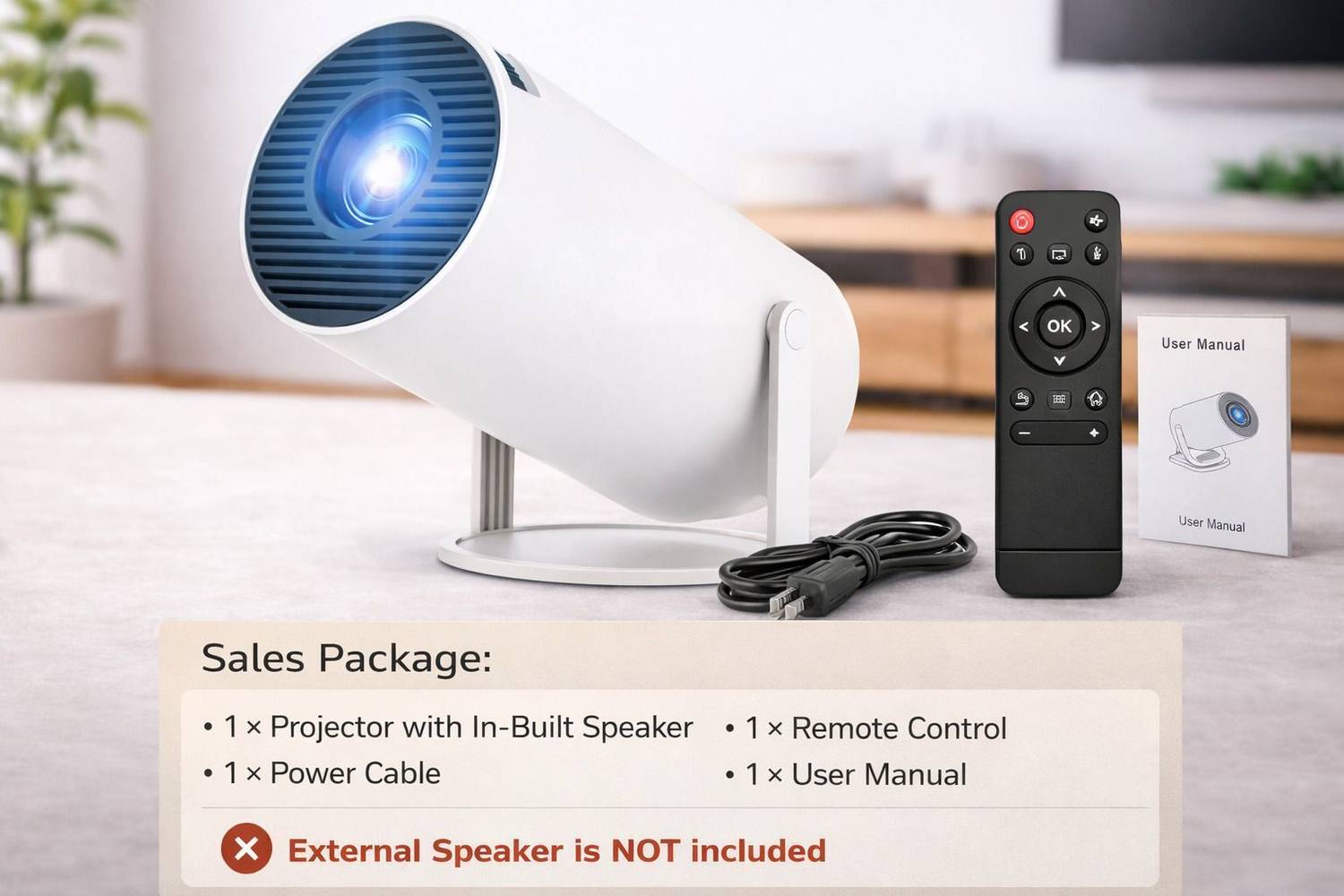 Amit HY300 4K/1080P Portable Projector - Image 5