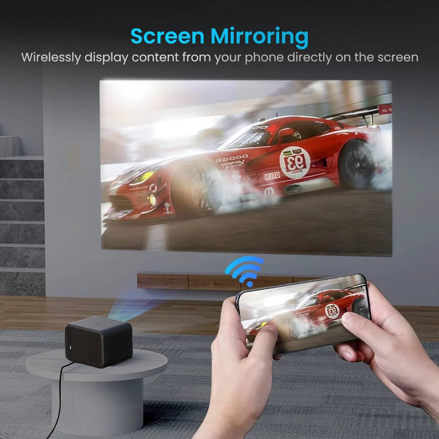 Portronics Beem 460 1080p Projector 4000 Lumens - Image 5
