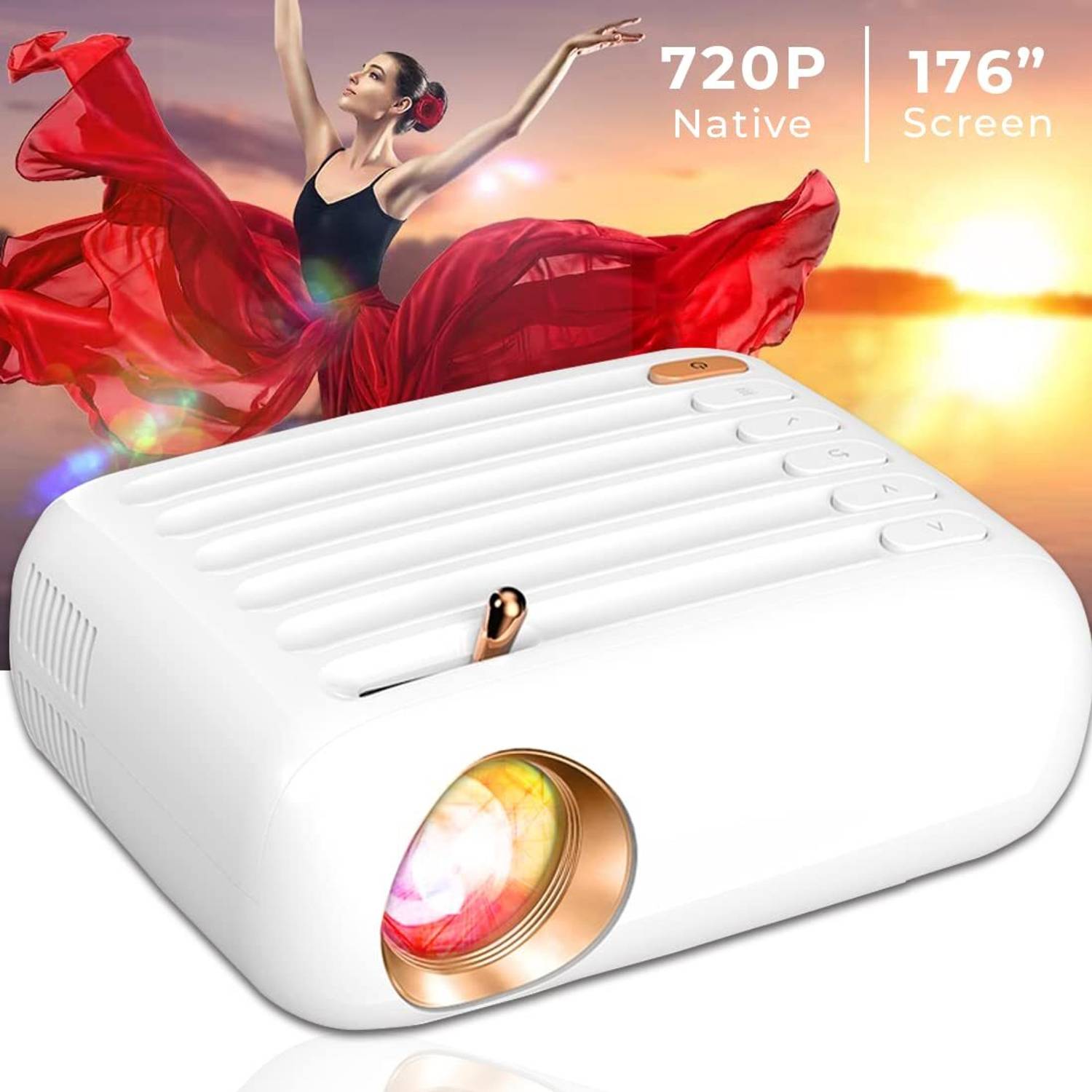 WZATCO Pixel Native 720P with FullHD Support 210ANSI 2000Lumens