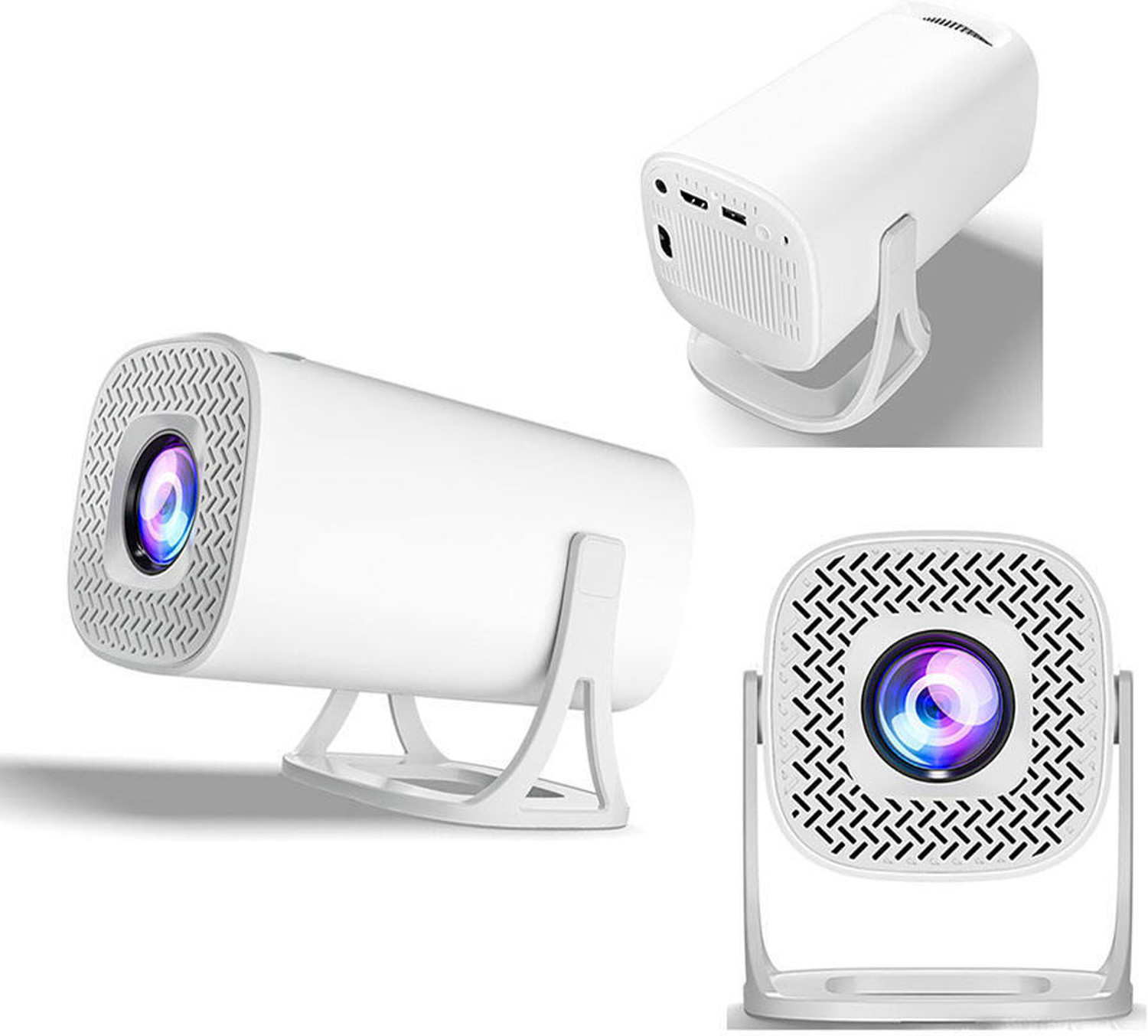 Image of AG INDUSTRY Android 11.0 Smart Projector, 1080P & 4K Support , 2.4G & 5G Wifi, 2X Brighter (8500 lm / 1 Speaker / Wireless / Remote Controller) Portable Projector