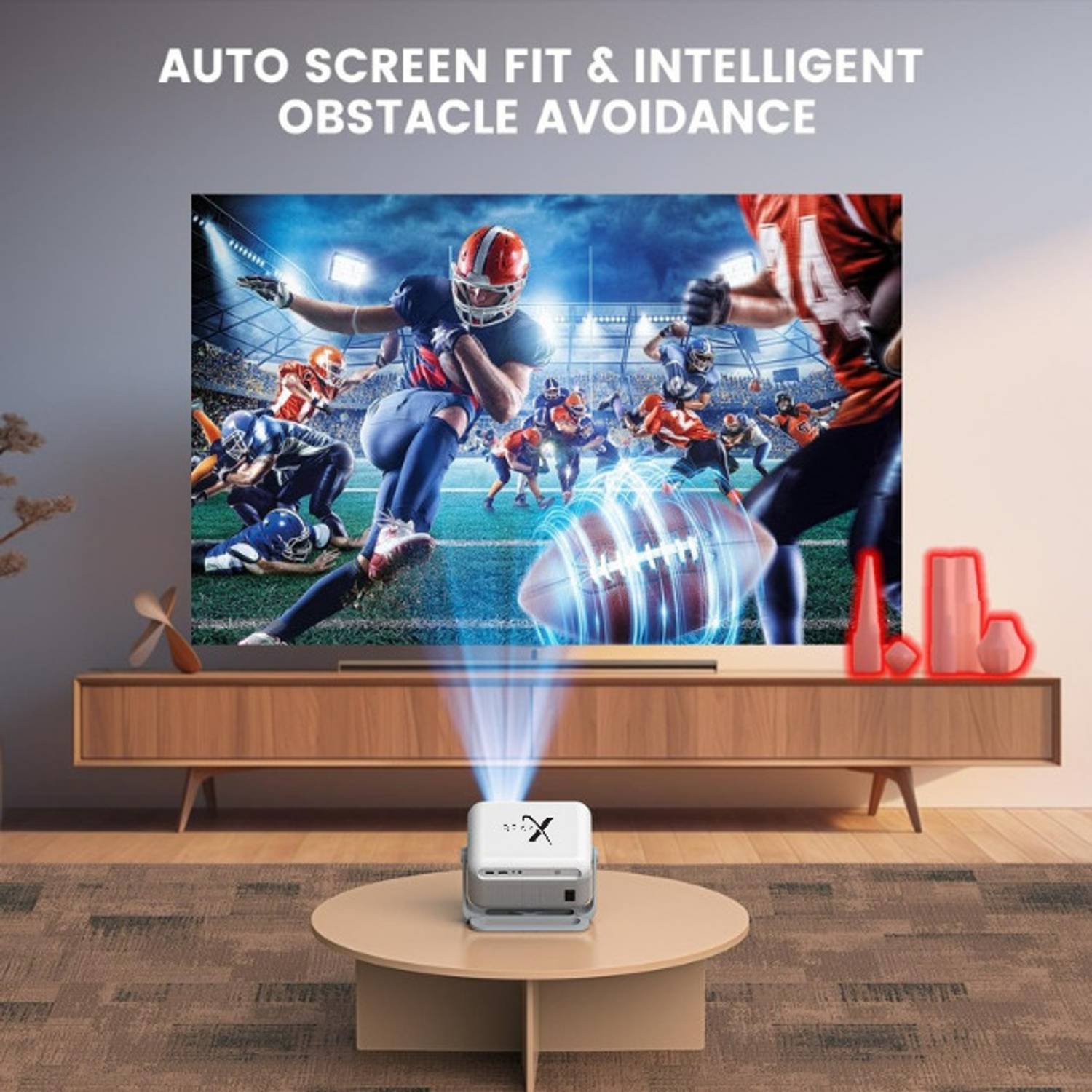 BeamX Shark 4K HDR Dolby Portable Projector - Image 3