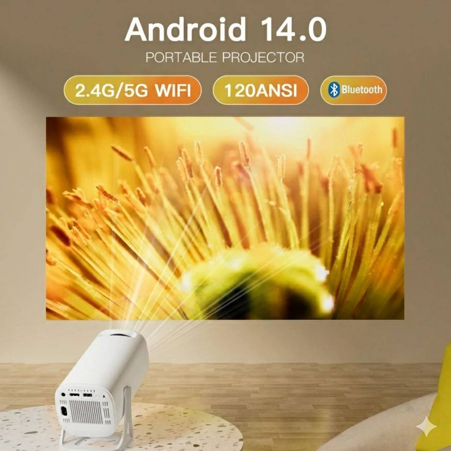 Shopexo S40 Pro 1GB/8GB 4K Portable Projector - Image 2