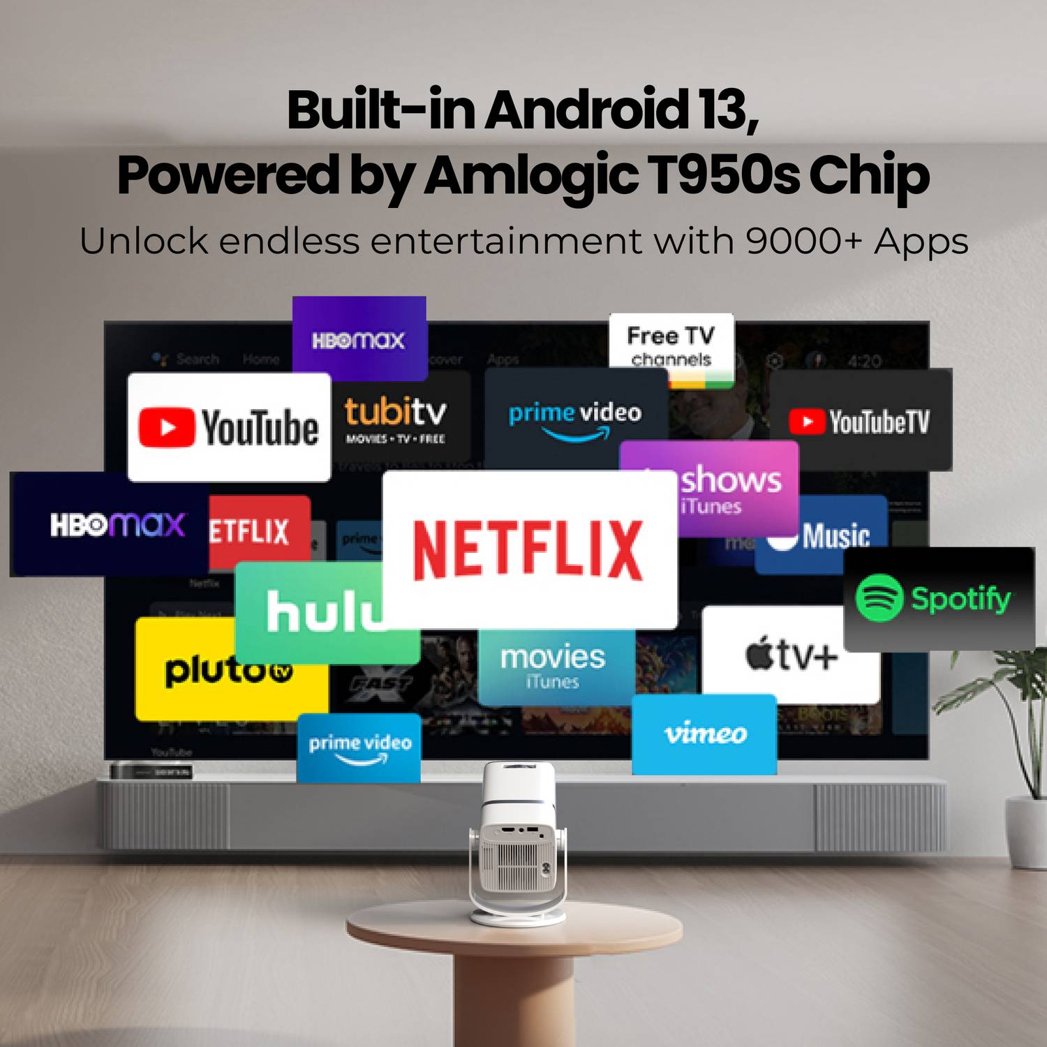 Egate Atom 3X 13.0 Android Projector - Image 5