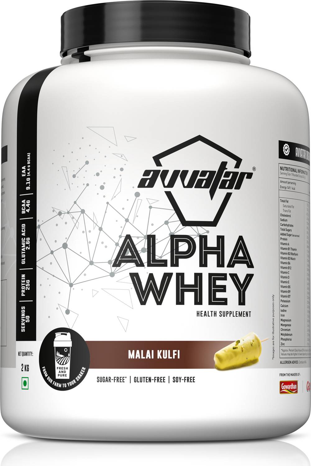 Avvatar Alpha Whey Protein 2 kg - Image 1