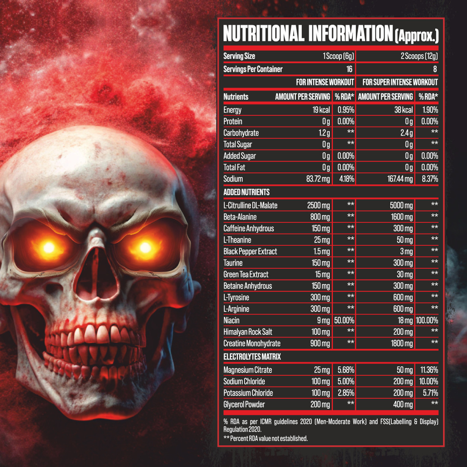 Image of BIGMUSCLES NUTRITION Freak Pre Workout