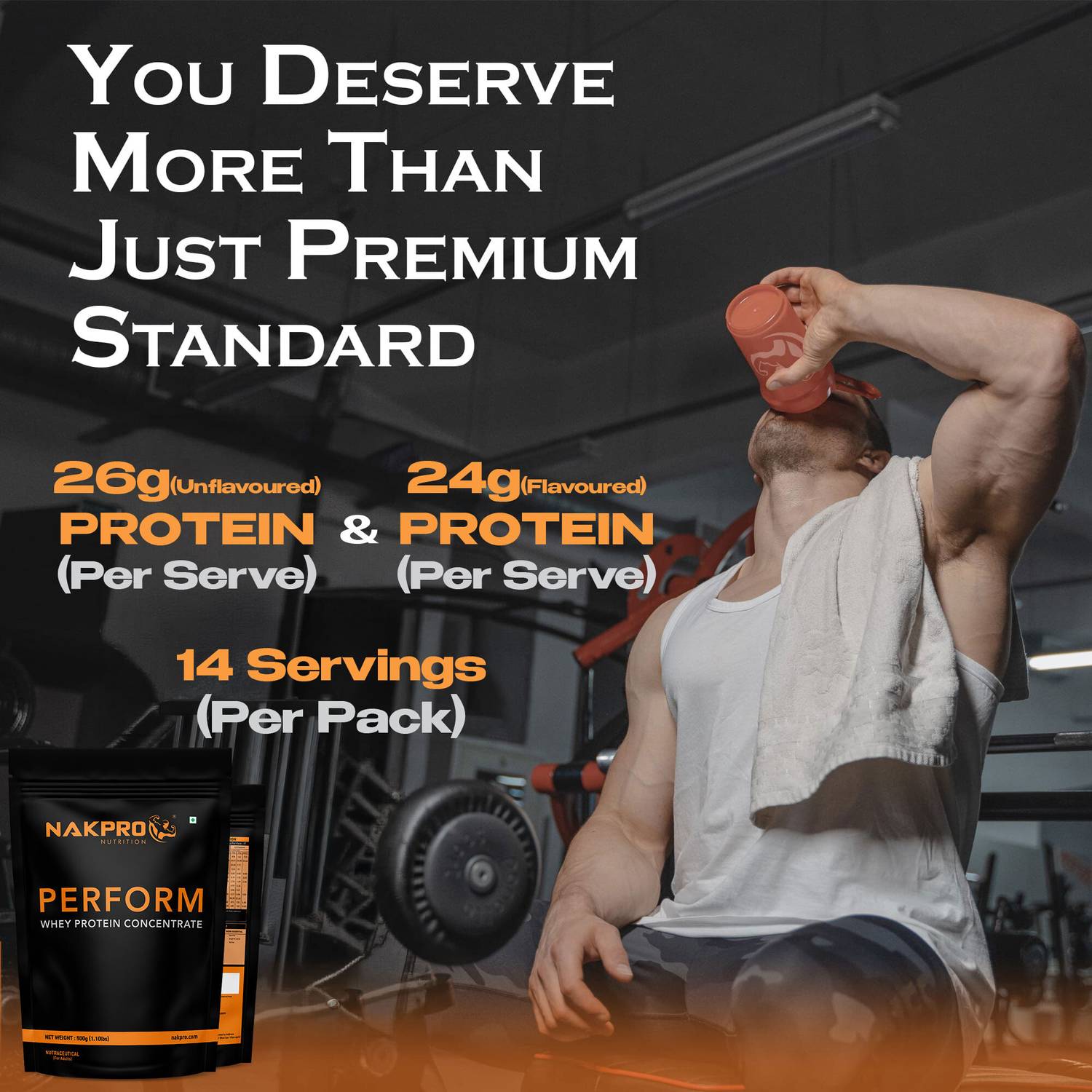 Nakpro PERFORM Whey Protein 500g - Image 4
