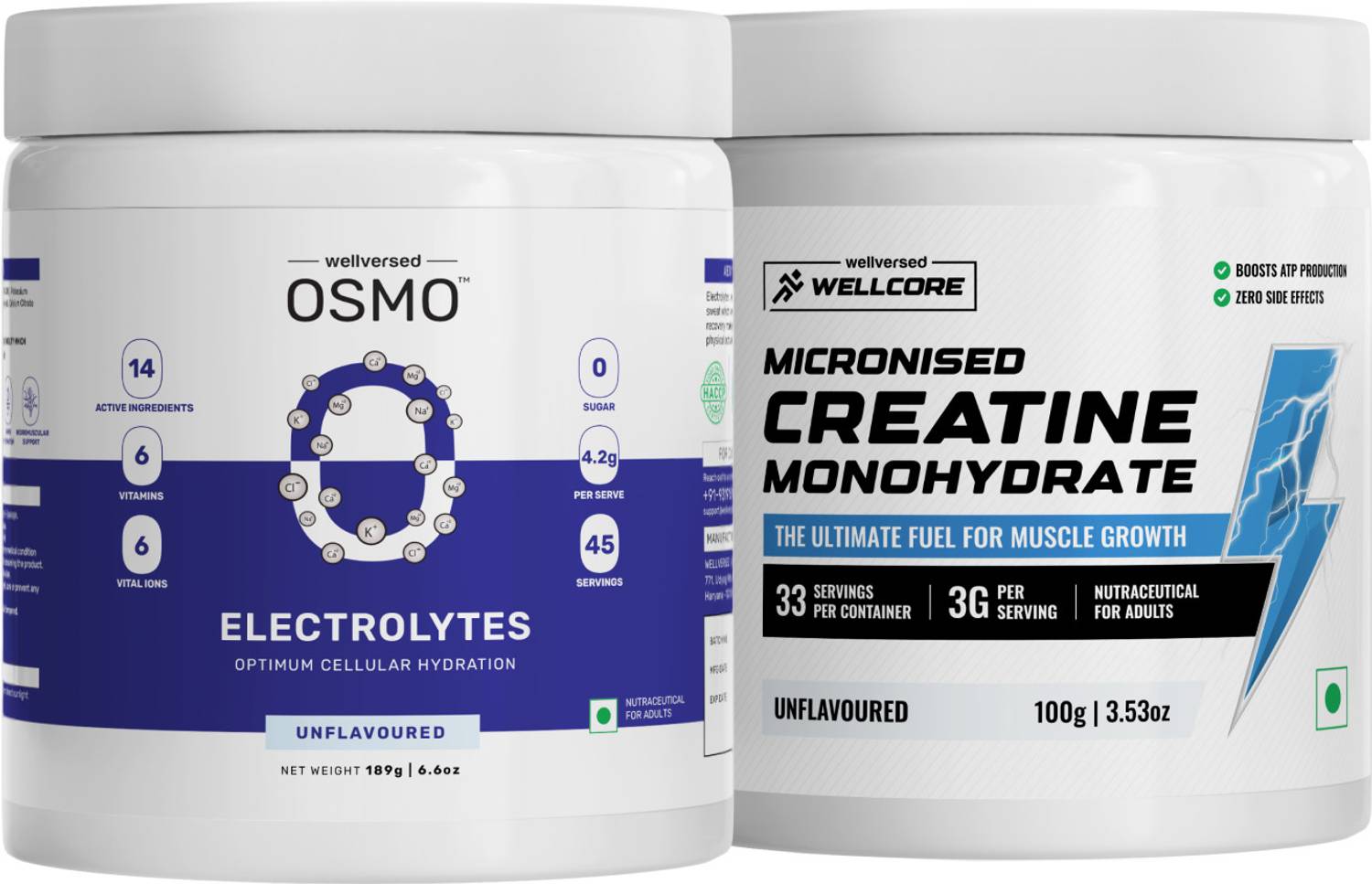 Wellcore Performance Combo Pack OSMO Electrolytes + Creatine (1