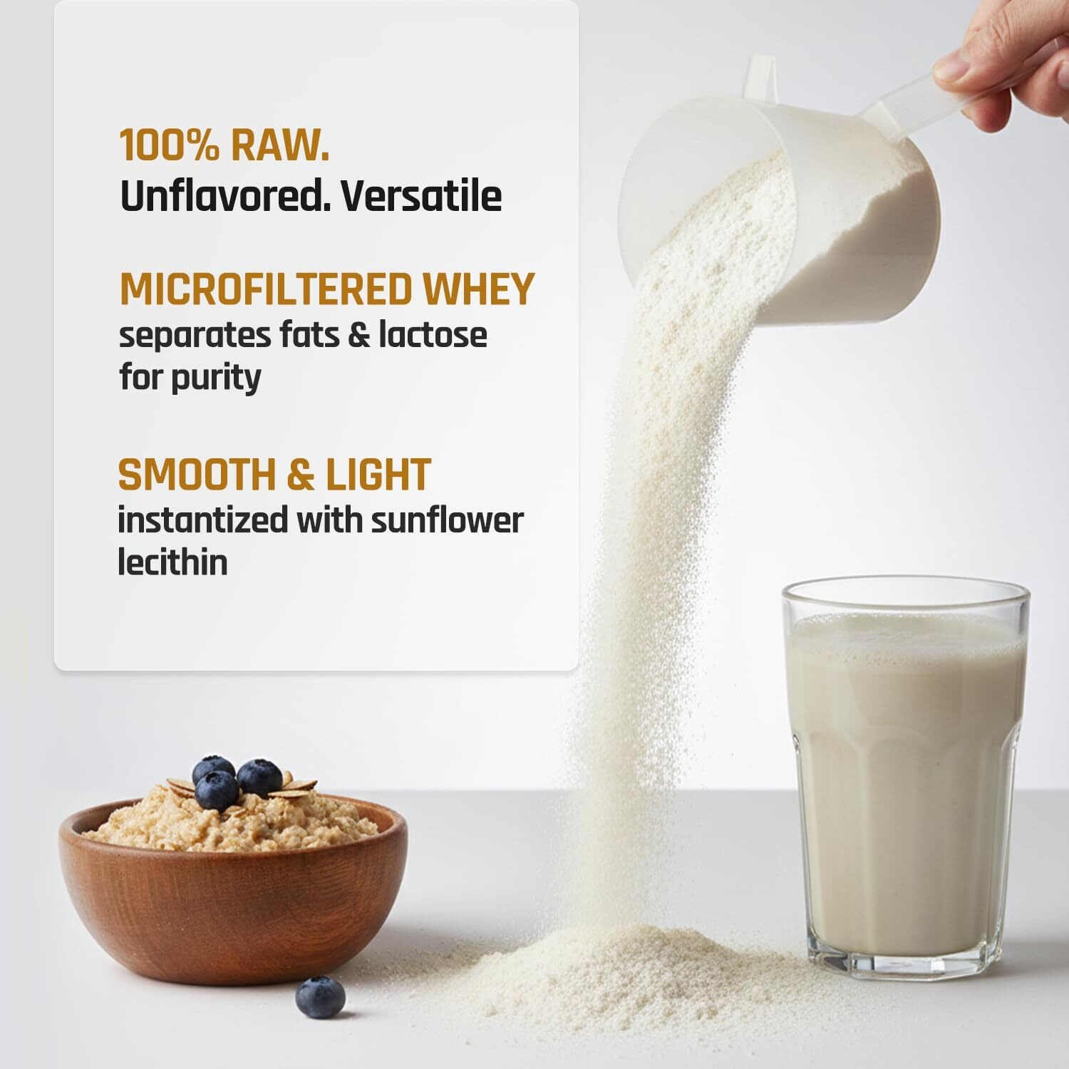 Image of NATURALTEIN Natural Isolate Unflavored | 27g Protein Per Serving | Naturally Sweetened Whey Protein