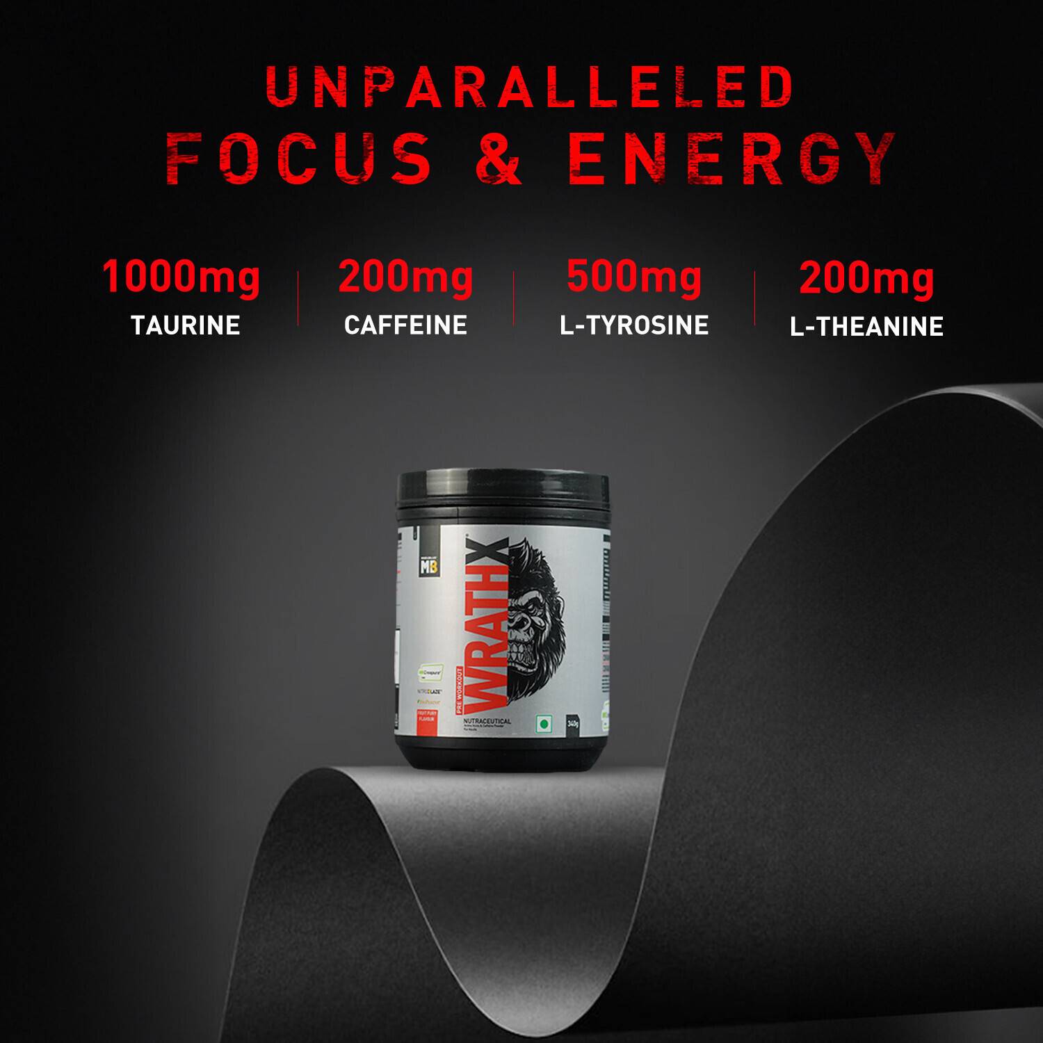 MUSCLEBLAZE Pre Workout WrathX - Image 2