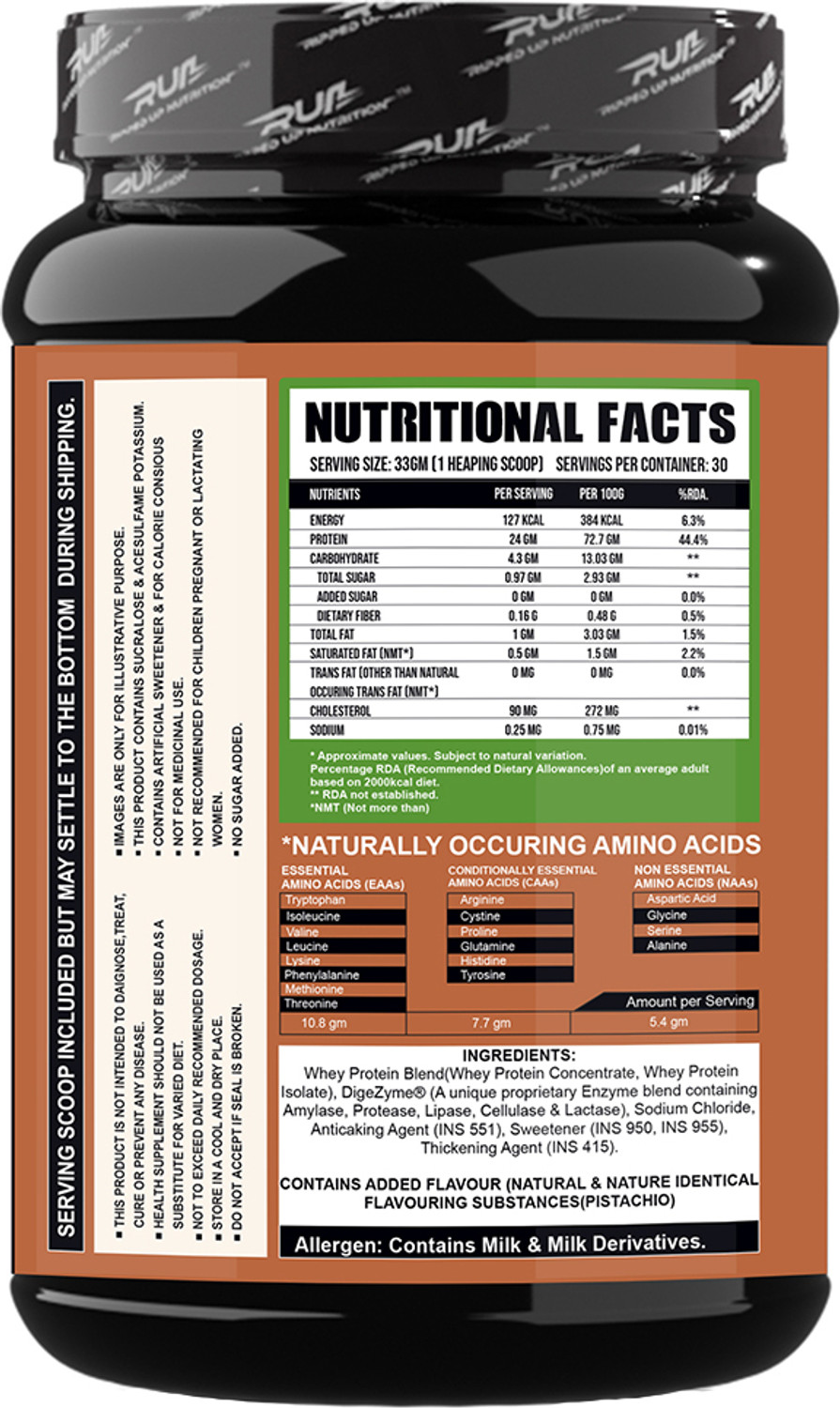 Image of Ripped Up Nutrition Whey Pro(TRUSTIFIED)-24GM Protein-Low Carbs ,Digestive Enzimes Whey Protein
