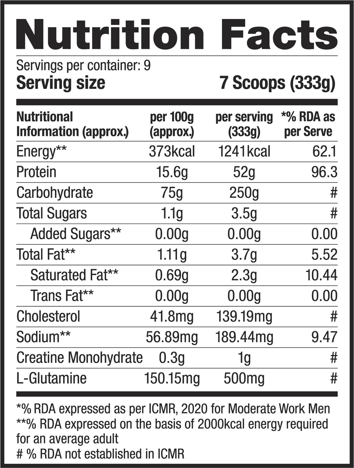 Image of Labrada Muscle Mass Gainer Mocha| Weight Gainer with Protein | 9 Servings Weight Gainers /Mass Gainers