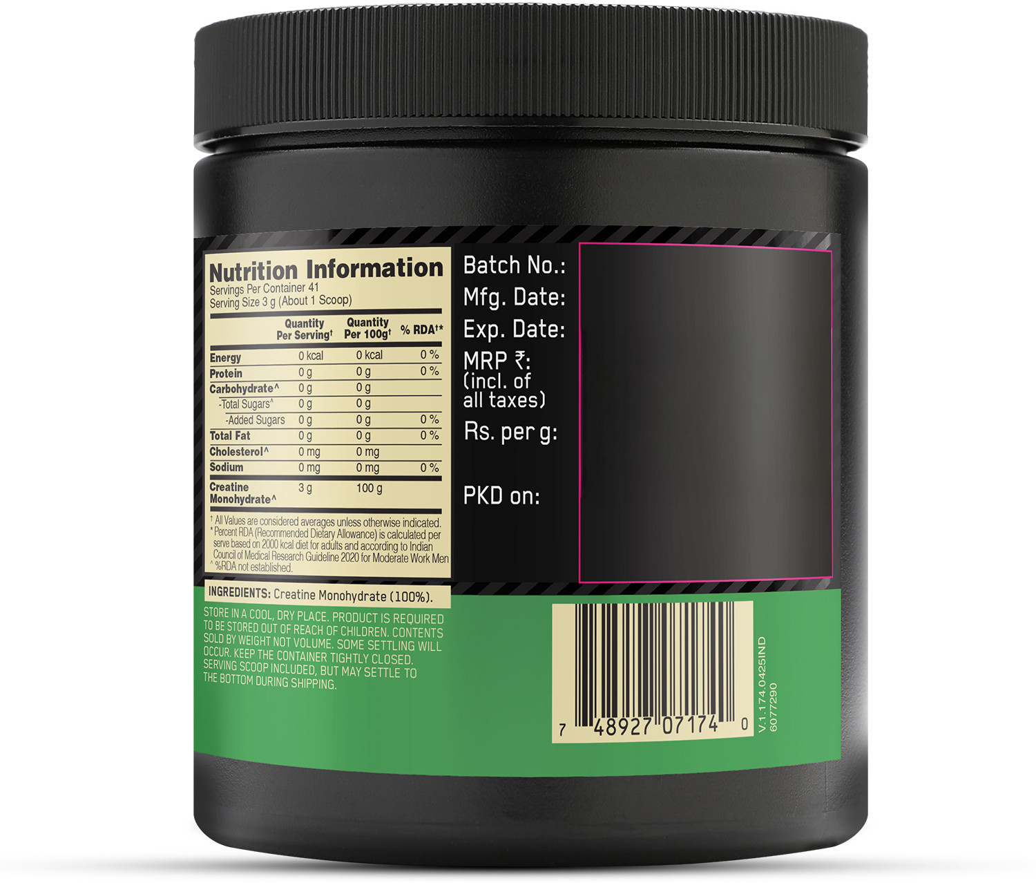 Image of Optimum Nutrition Micronised Creatine Powder Creatine
