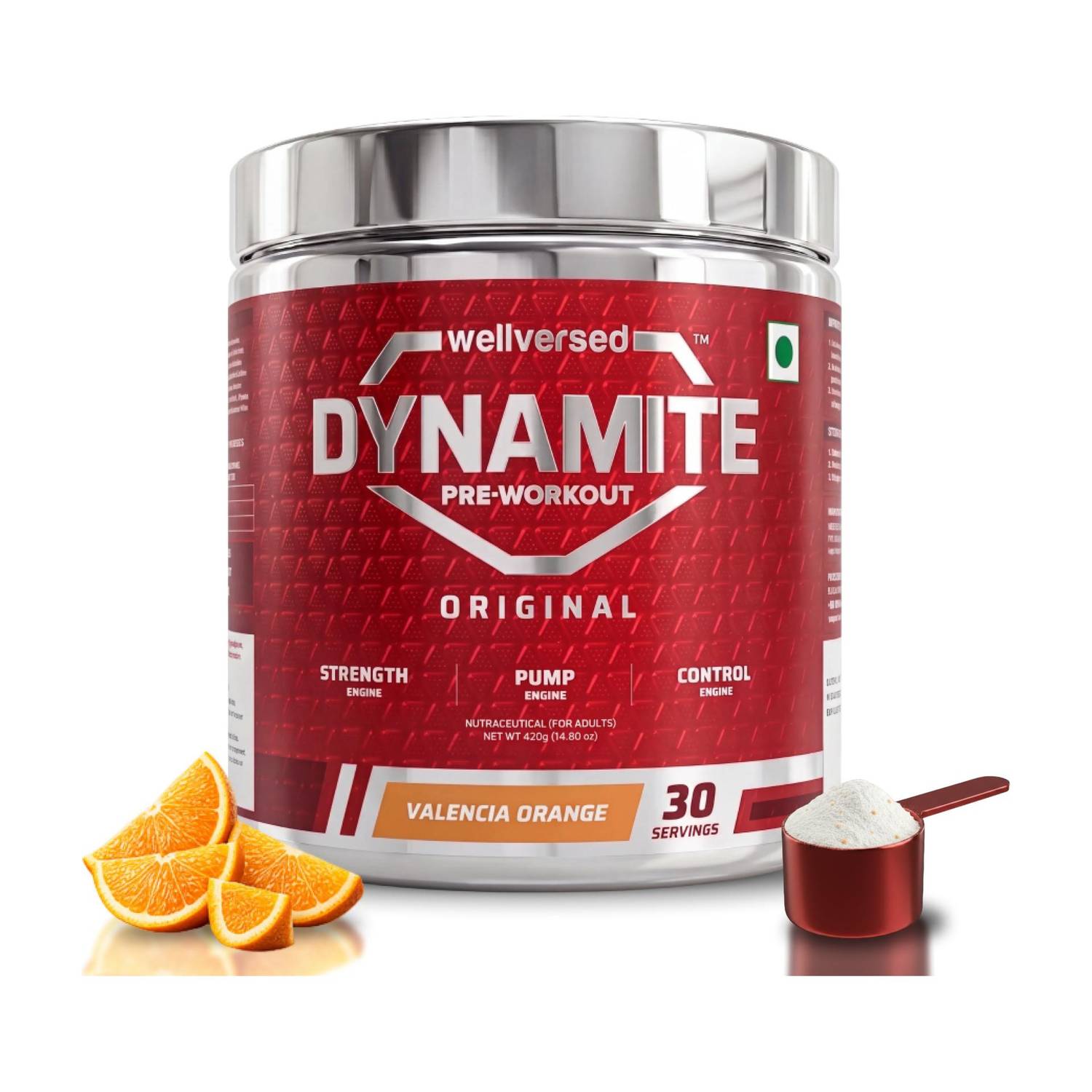 Wellversed Dynamite Pre-Workout for Men (30 servings) - Image 1