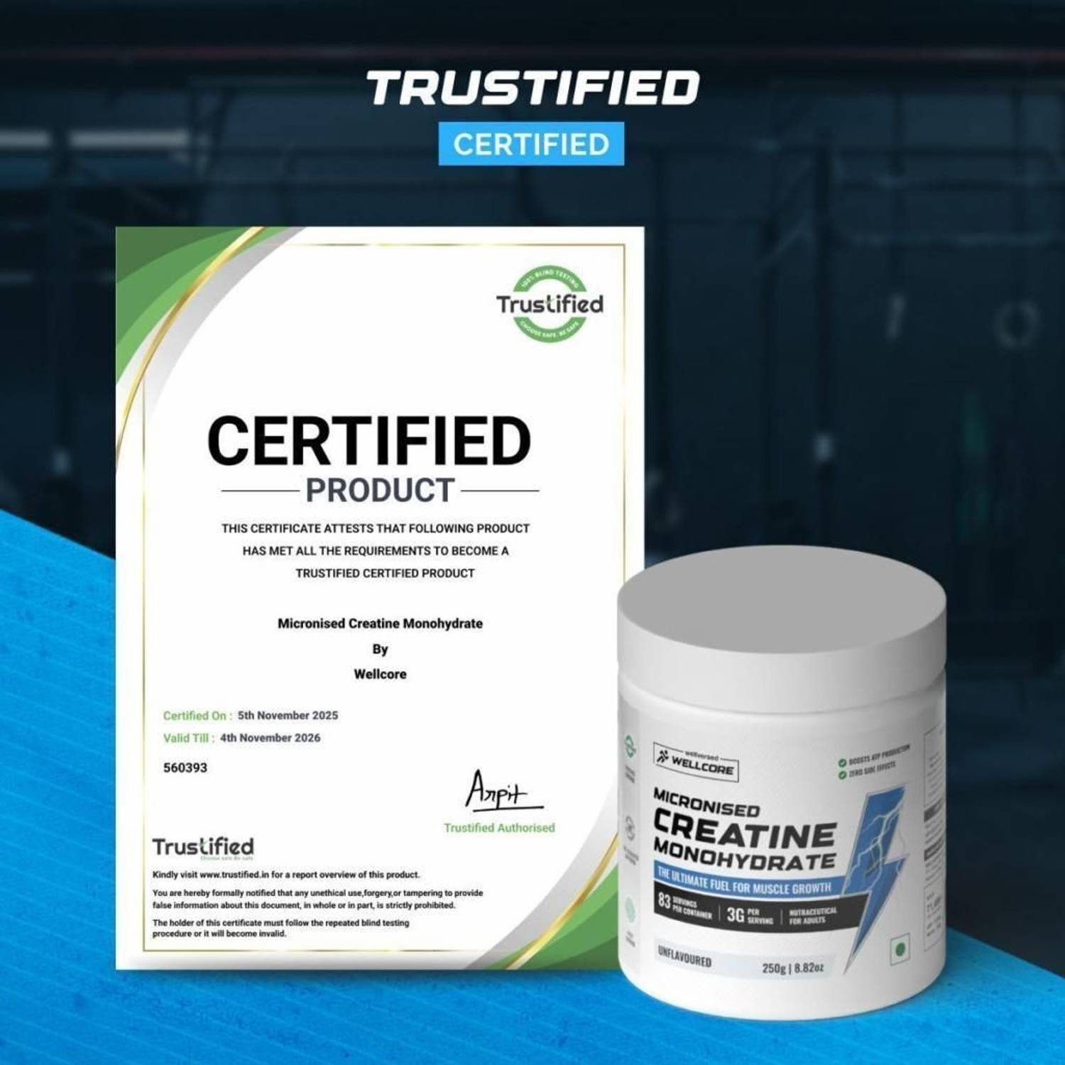 Wellcore Micronised Monohydrate 100% Pure Creatine 100g - Image 3