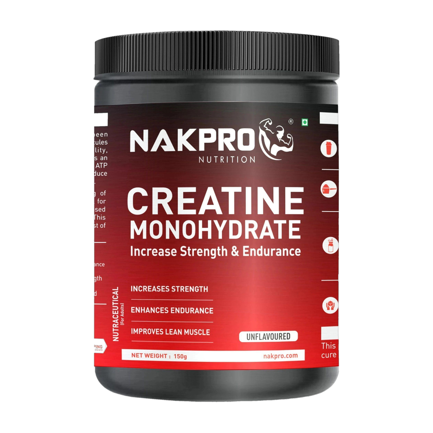 Nakpro Micronised Monohydrate Creatine 150g