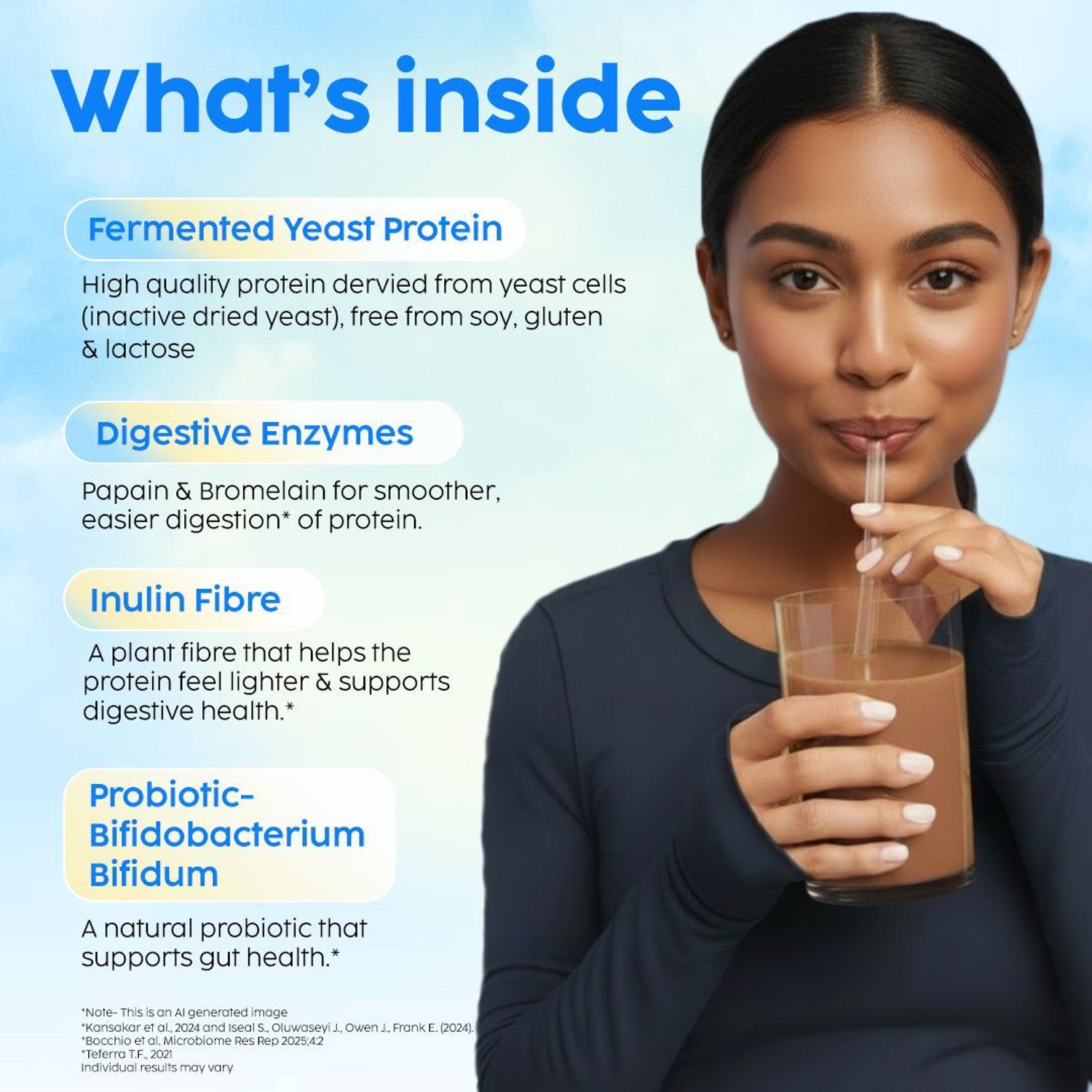 Image of The Plant Fix Plix Super Strength Fermented Yeast Protein | Yeast Protein Powder Plant-Based Protein