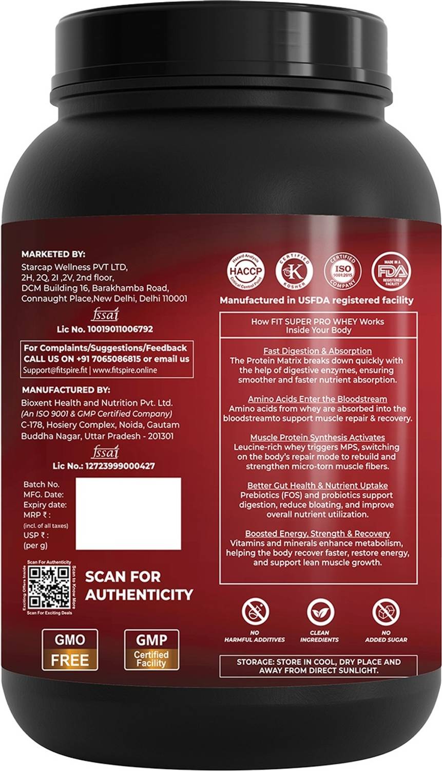 Fitspire Super Pro Whey Protein 36g - Image 2