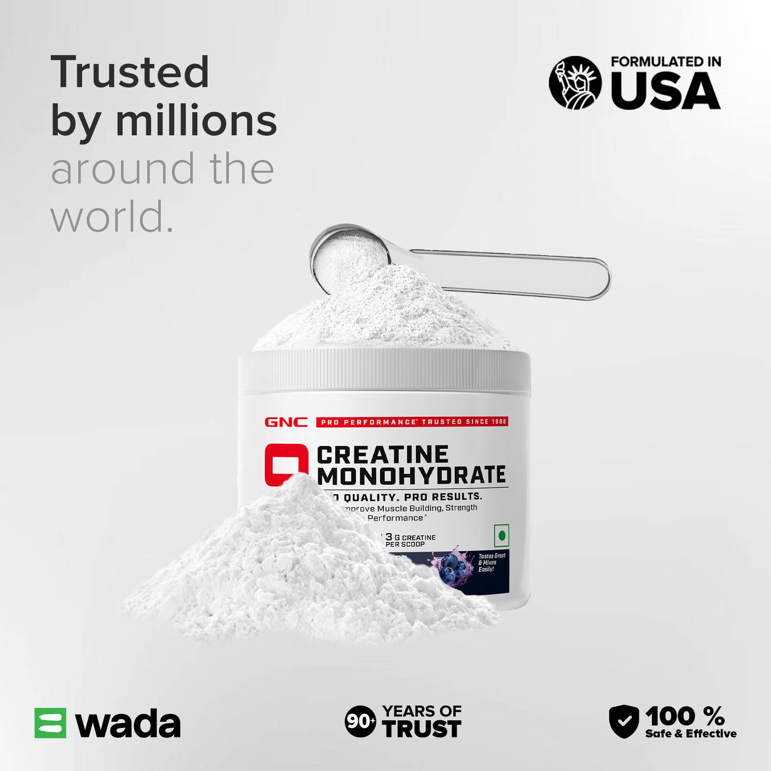 GNC Monohydrate Creatine 100 g - Image 3