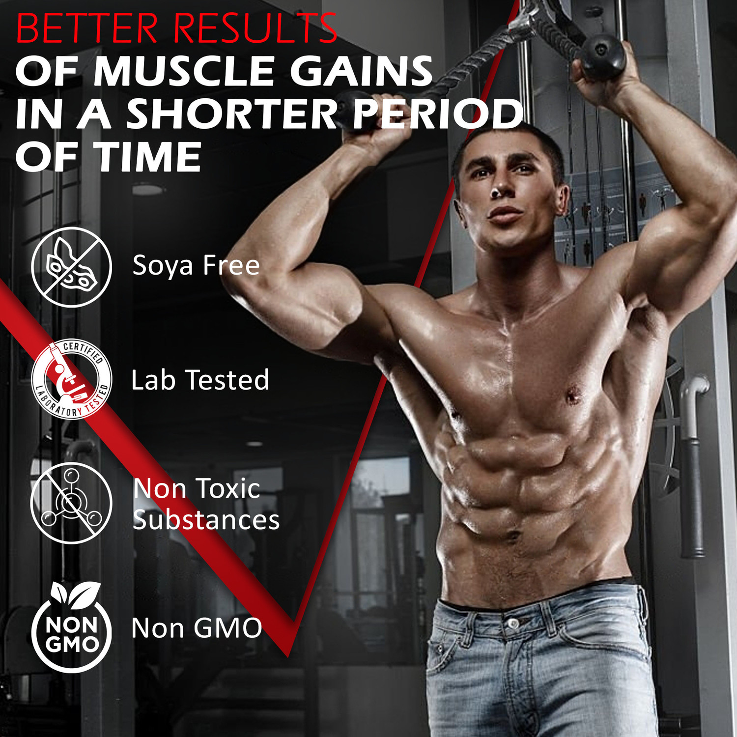 Image of Nakpro Impact Whey Protein Isolate & Concentrate 1.5kg + Creatine Monohydrate 100g | Whey Protein