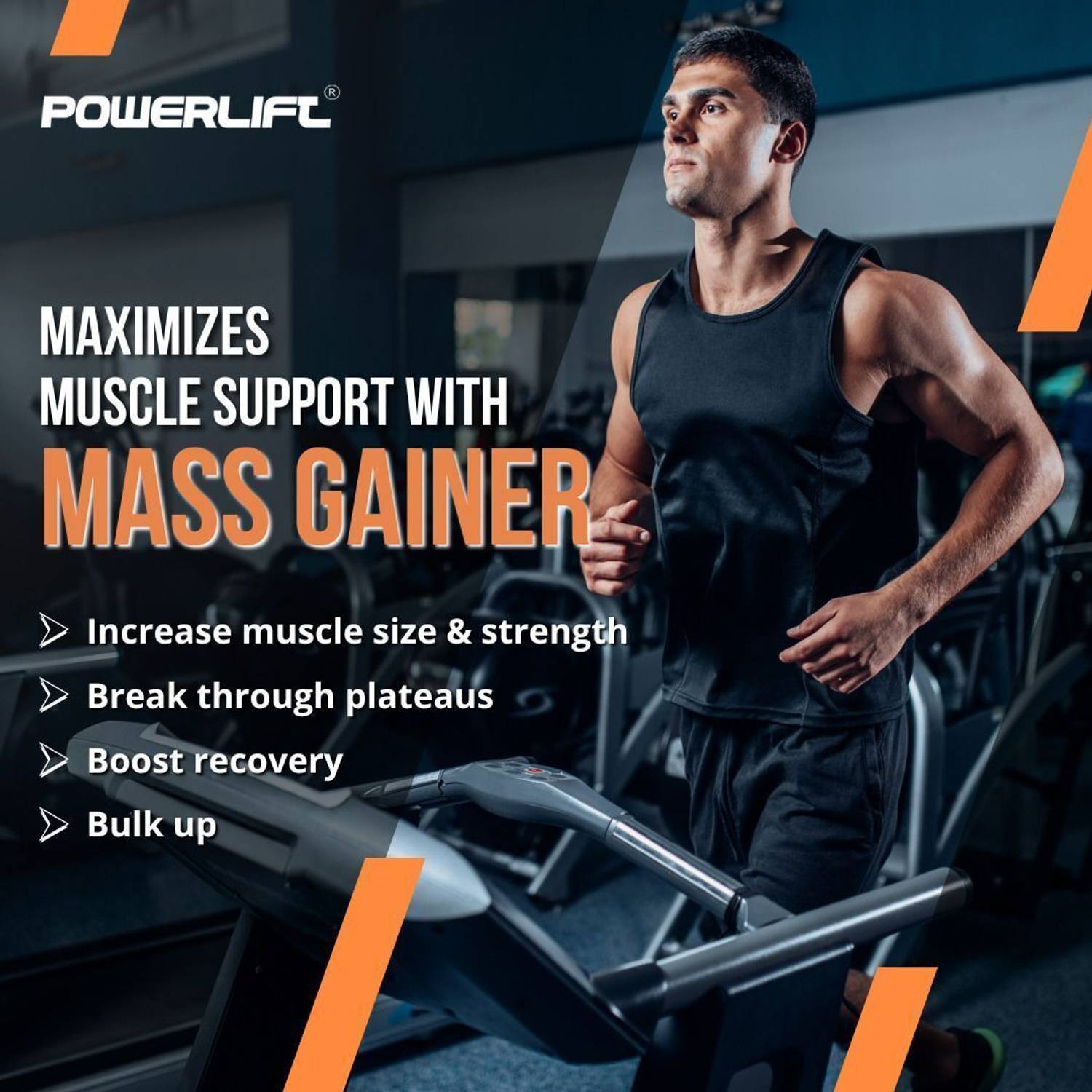 Powerlift Muscle Mass Gainer with Shaker - Image 4