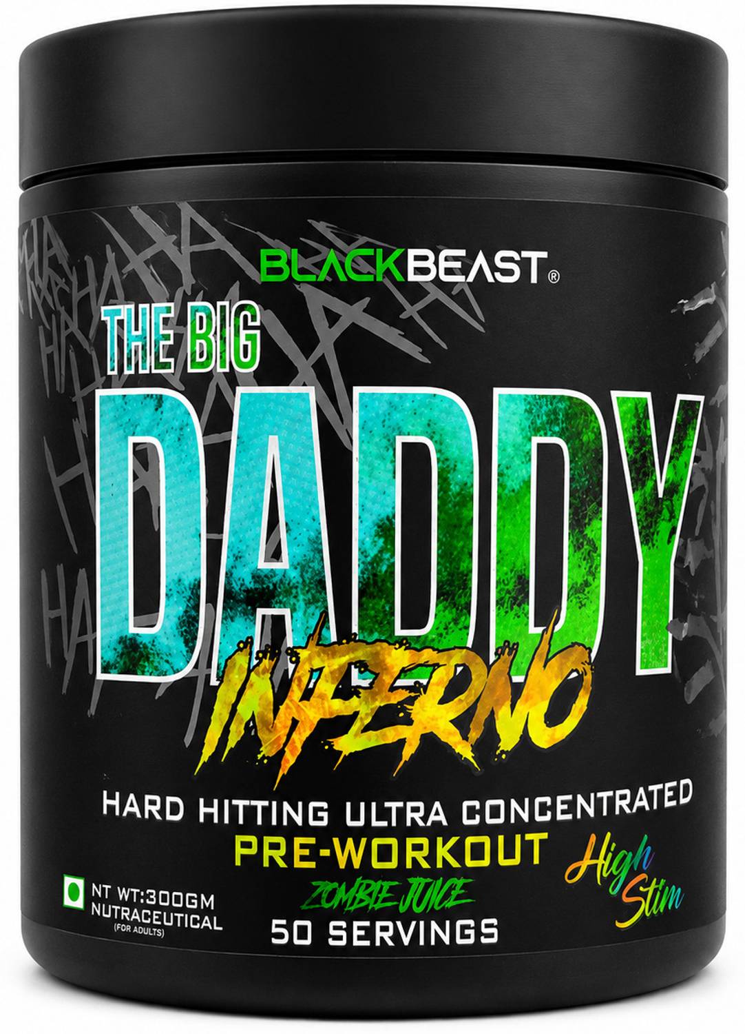 MG The Big Daddy Inferno Pre Workout Powder 300g - Image 1