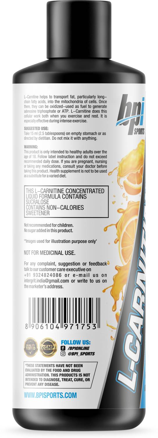bpi sports l carnitine Liquid - Pina Colada Splash (450ml) Price in India - Buy BPI Sports Liquid Carnitine BPI Sports CLA+ Carnitine -