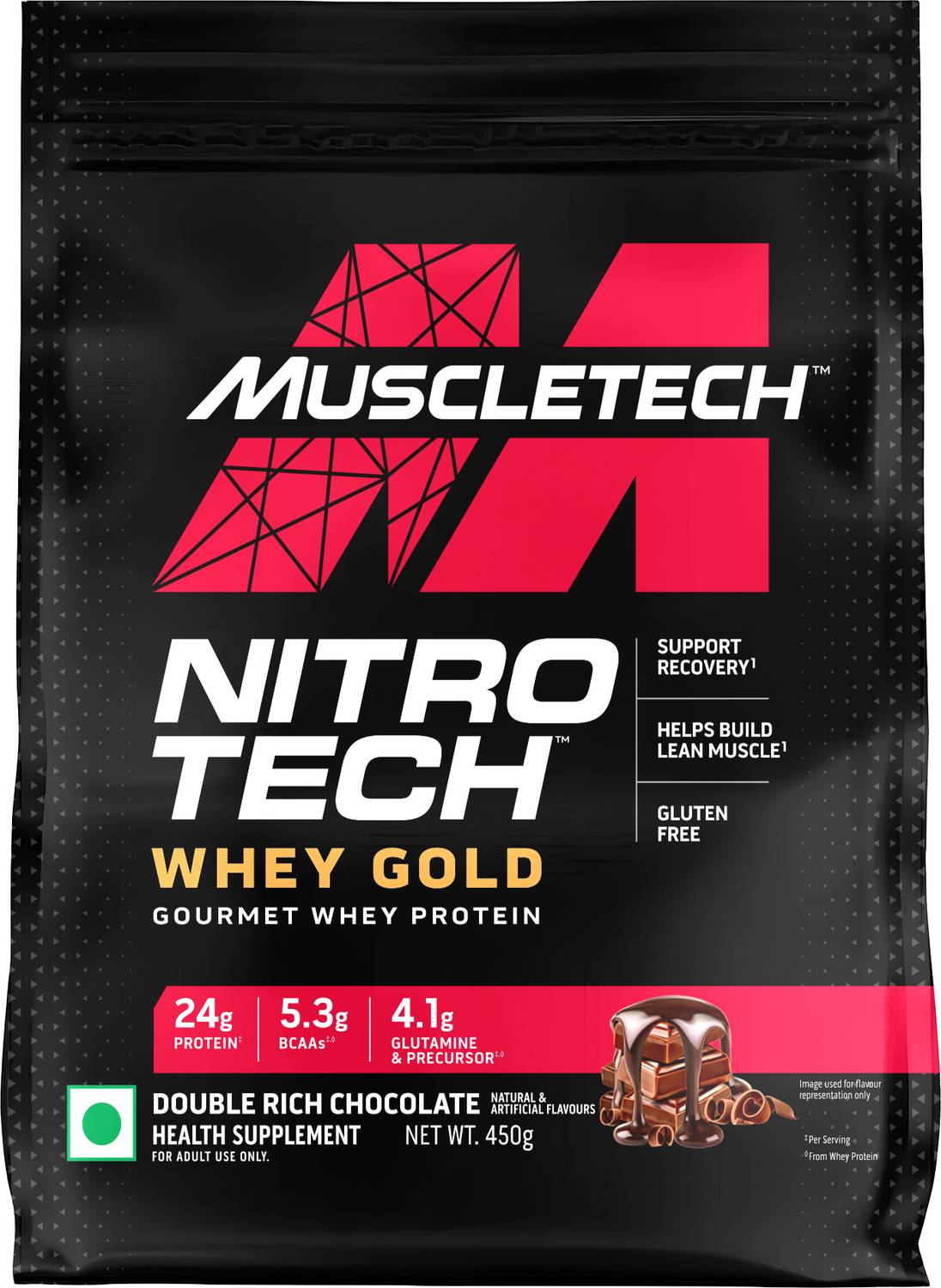 Muscletech Nitro-Tech Whey Gold Double Rich Chocolate