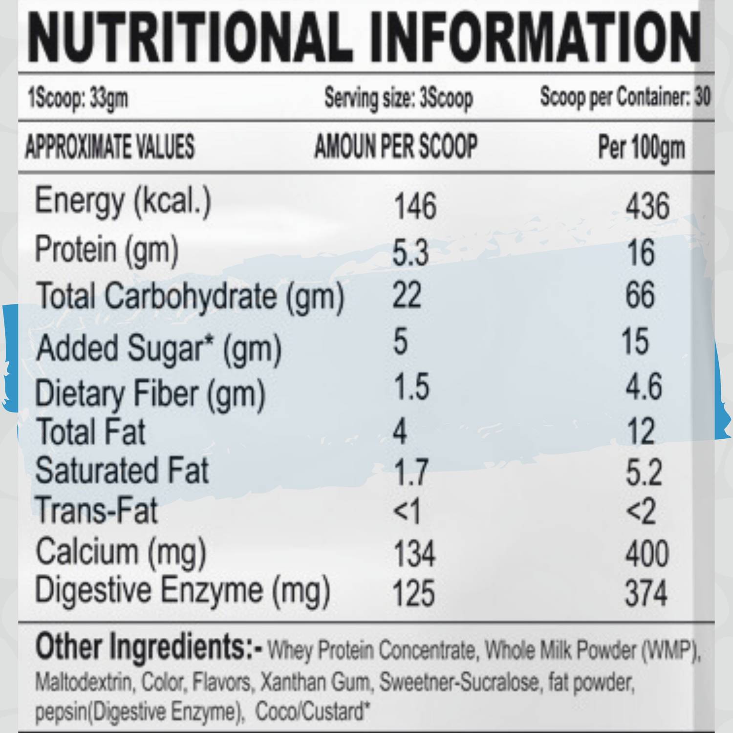 Mormuscle Strong Gainer 16g Protein 5g Creatine - Image 5