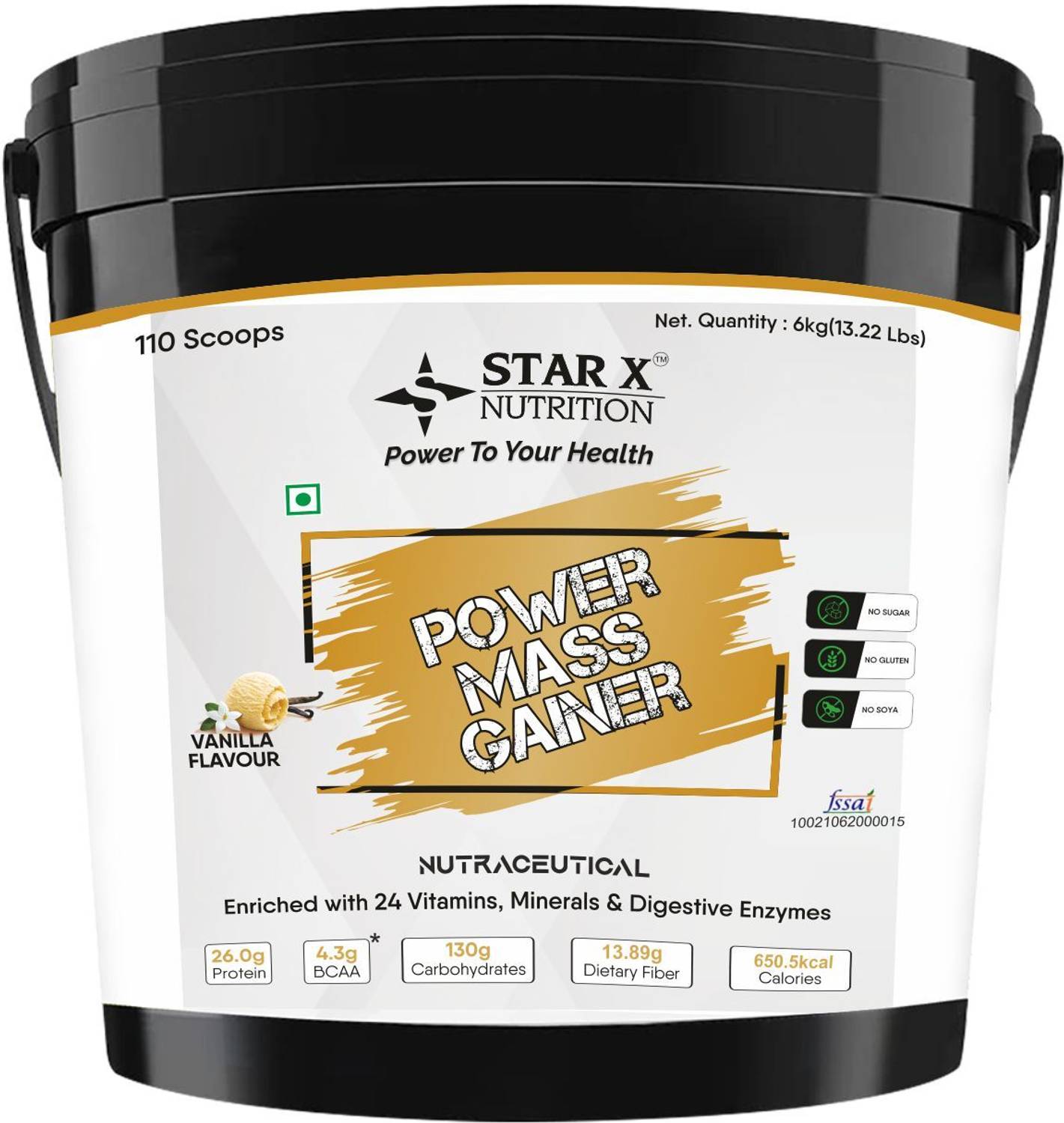 Star X nutrition Power Mass Gainer - Image 1