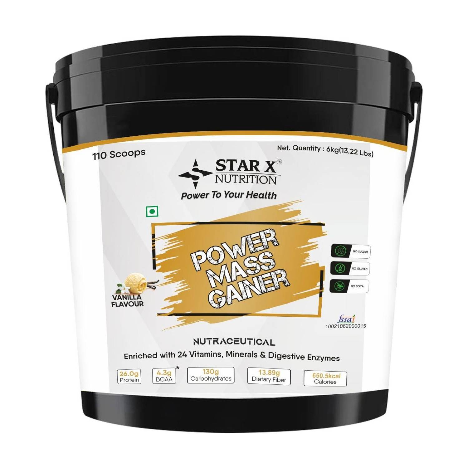 Star X nutrition Power Mass Gainer - Image 1