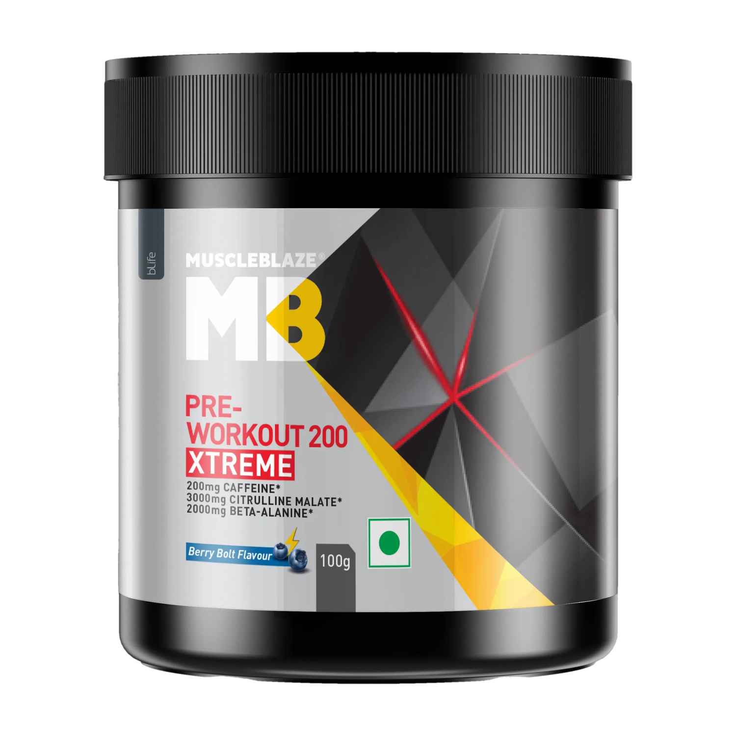 MUSCLEBLAZE 200 Xtreme Pre Workout