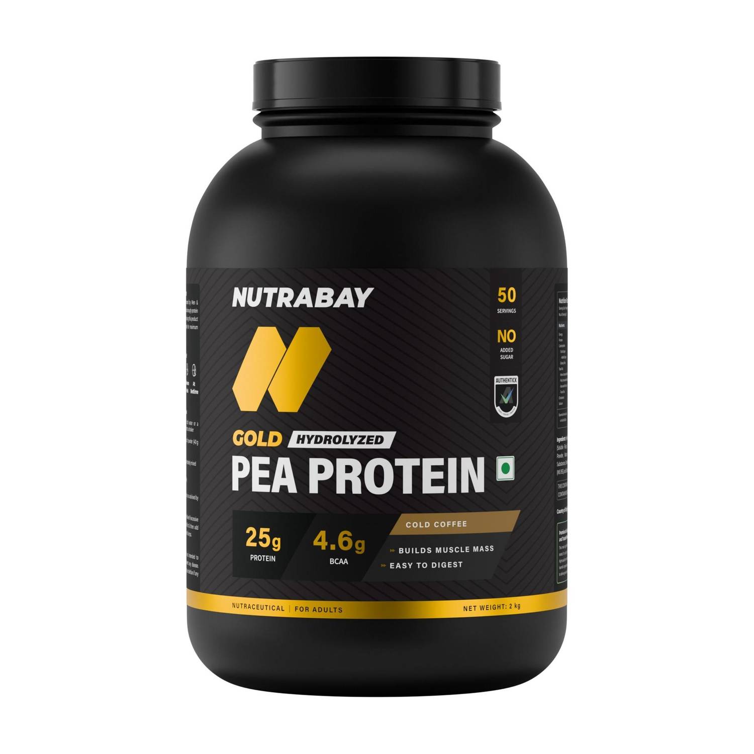 Nutrabay Gold Pea Protein Powder 25g - Image 1