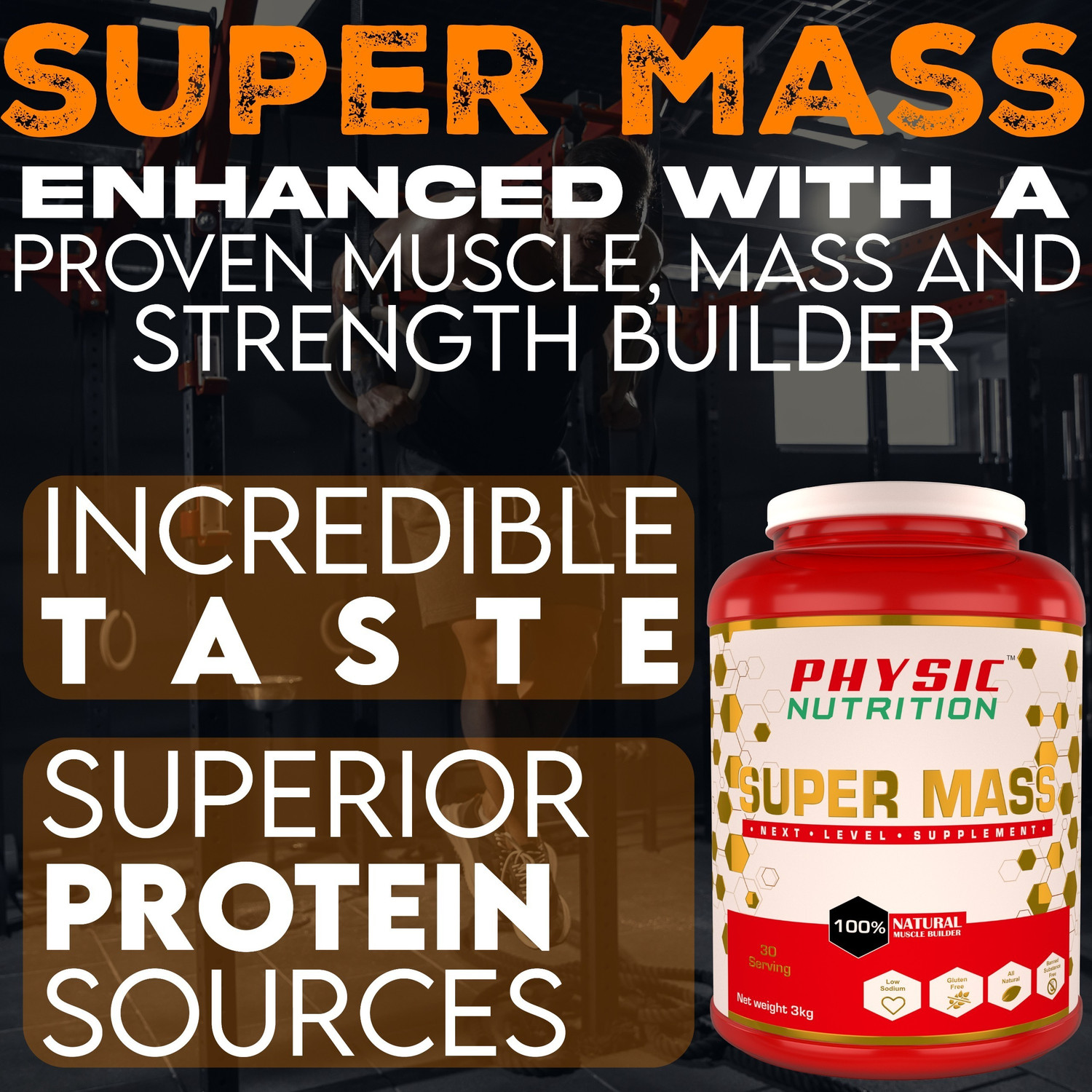 Image of PHYSIC NUTRITION SUPER Weight Gainers /Mass Gainers