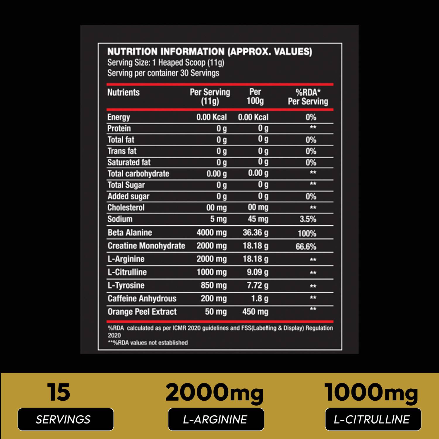 One Science Nutrition Psycho Pump Extreme Pre Workout Powder 15 - Image 4
