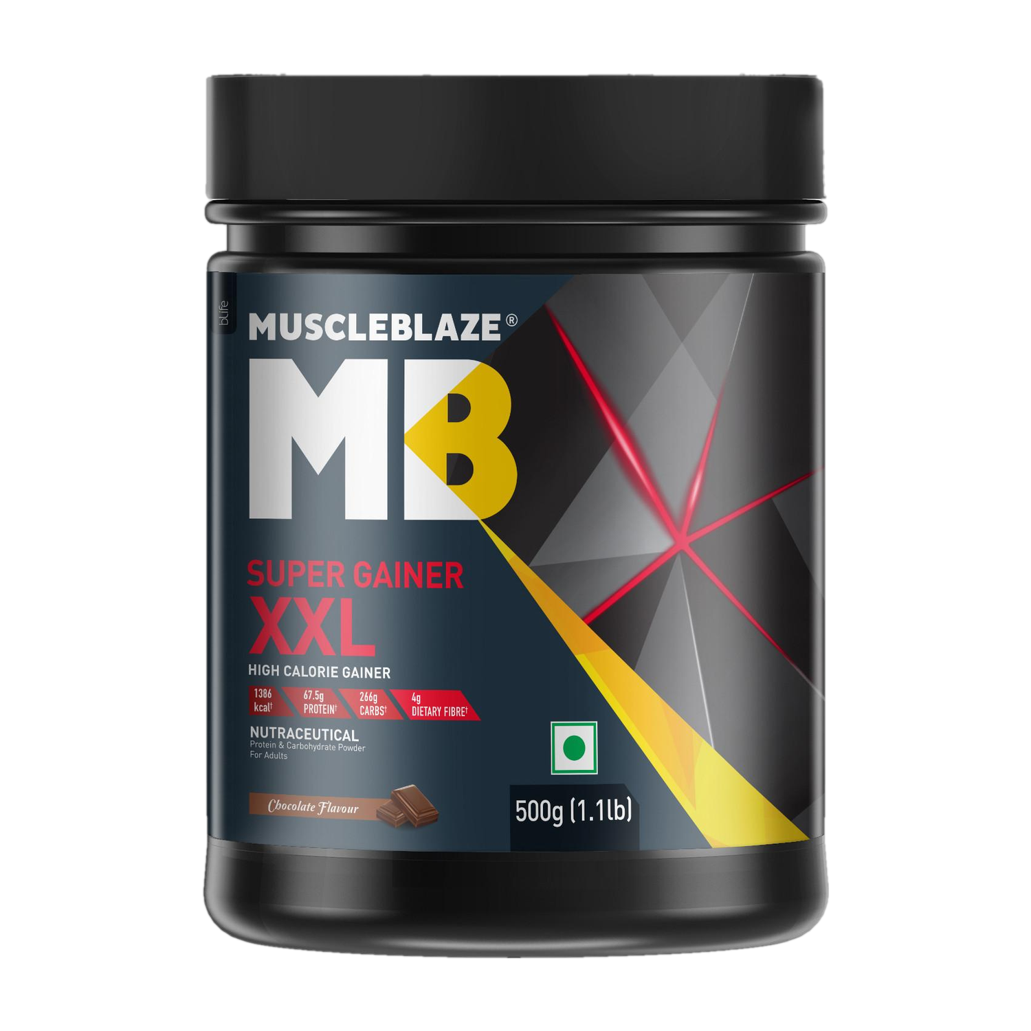 MUSCLEBLAZE Super XXL Weight Gainers 500g - Image 1