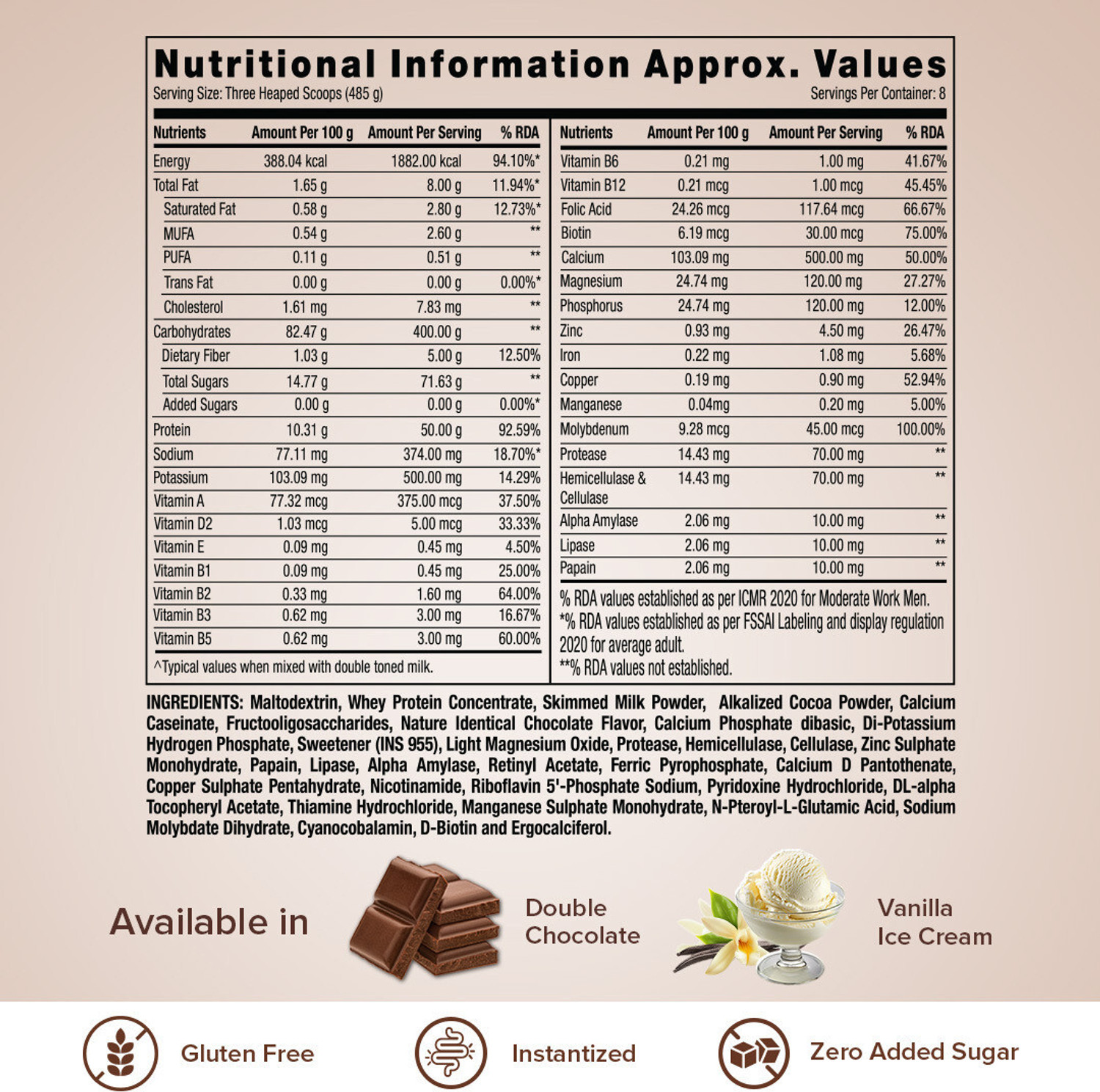 Image of GNC Pro Performance Weight Gainers /Mass Gainers (4 kg, Double Chocolate)