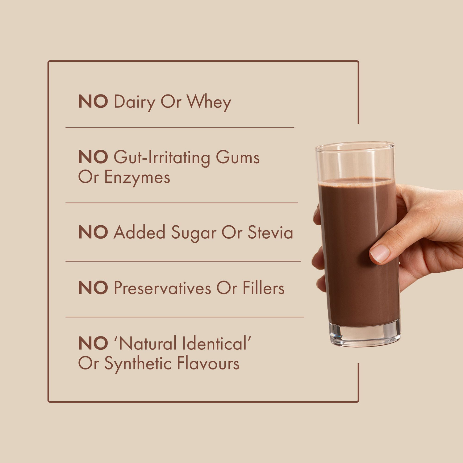 Image of COSMIX No-Nonsense Plant Protein Pro,26g Protein,Light On Gut, Superior Muscle Recovery Plant-Based Protein (1000 g, Indonesian Cacao)