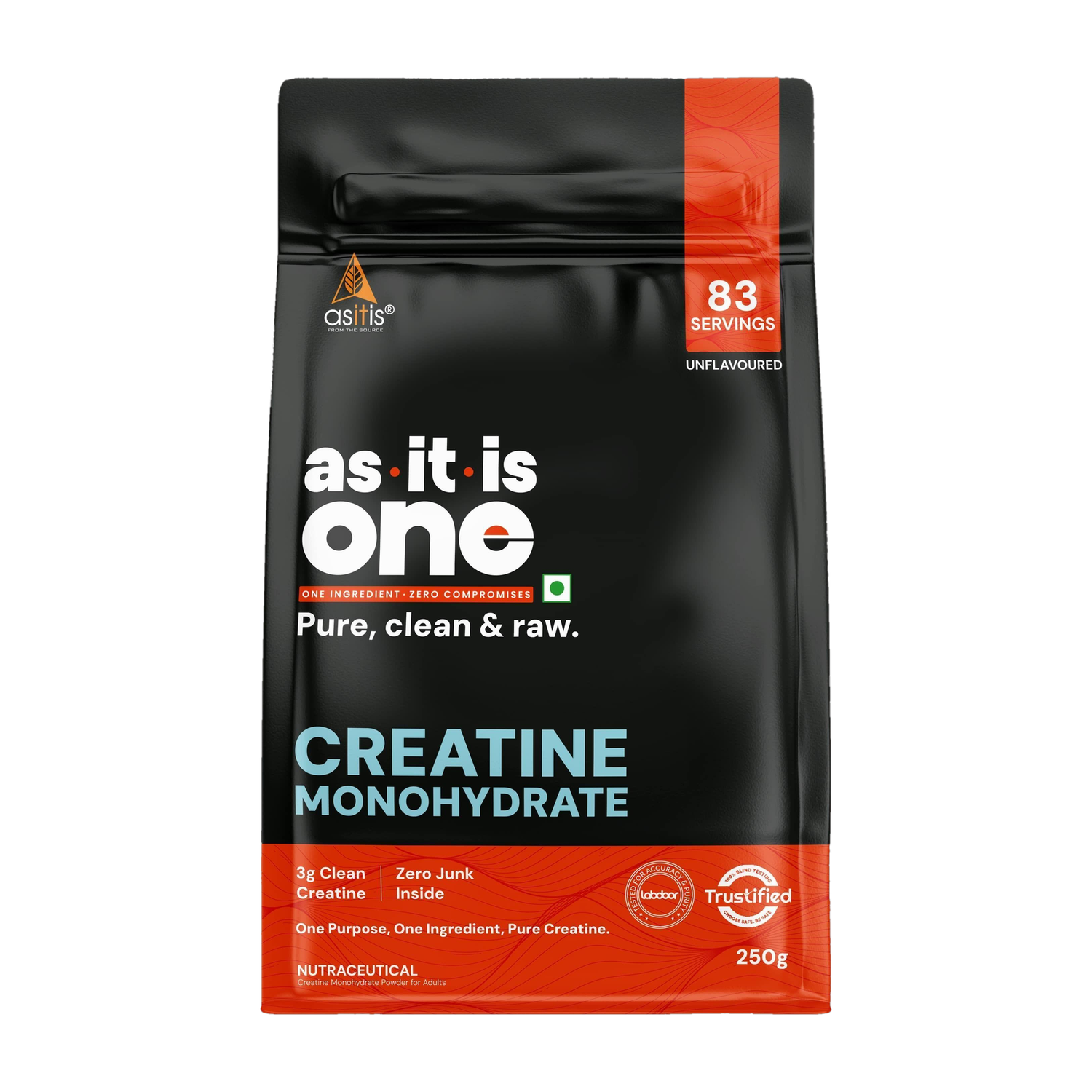 AS-IT-IS Nutrition One Monohydrate Creatine 250 g