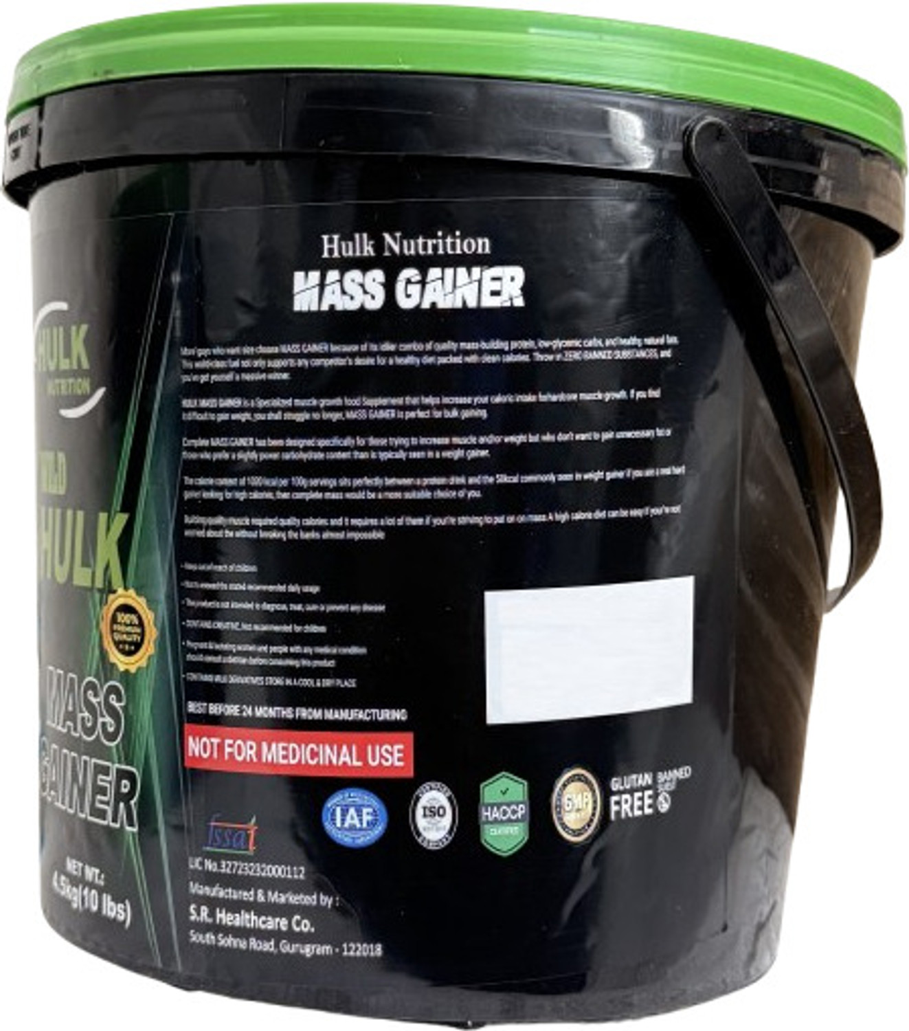 Image of Hulk Nutrition Original Hulk Mass Gainer For Real Mass Gain Weight Gainers /Mass Gainers