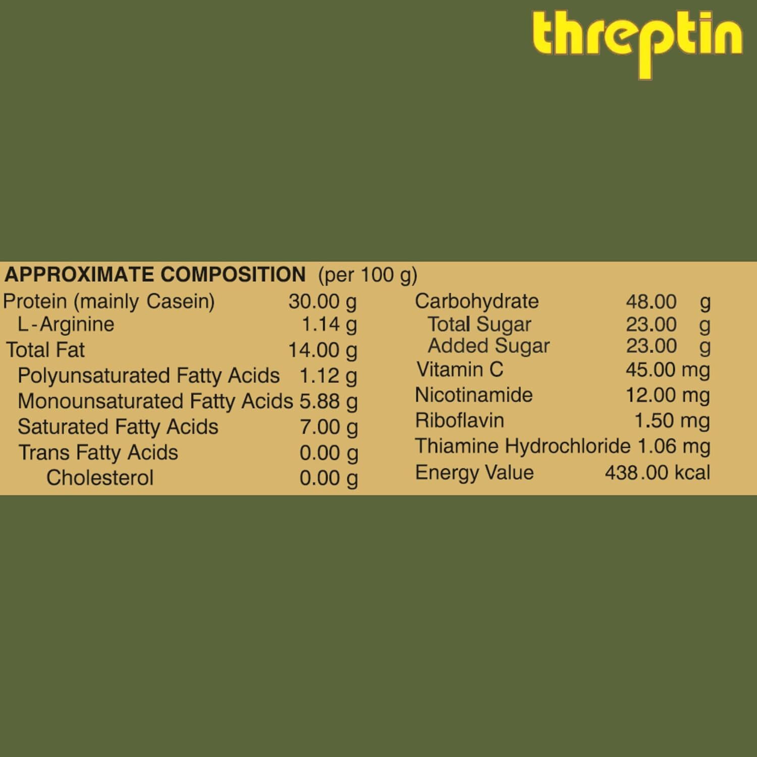 Image of Threptin Vanilla Protein Supplement Diskettes, Pack of 2 Protein Cookie