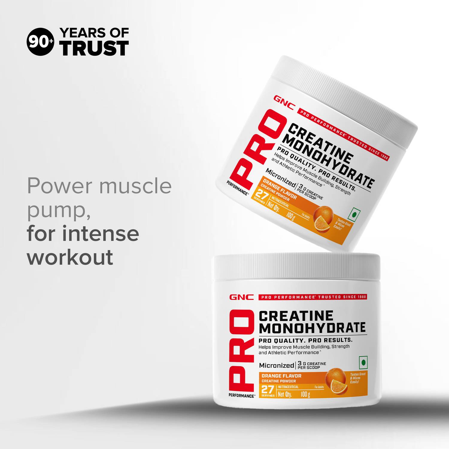 GNC Pro Performance Creatine Monohydrate 100g - Image 3