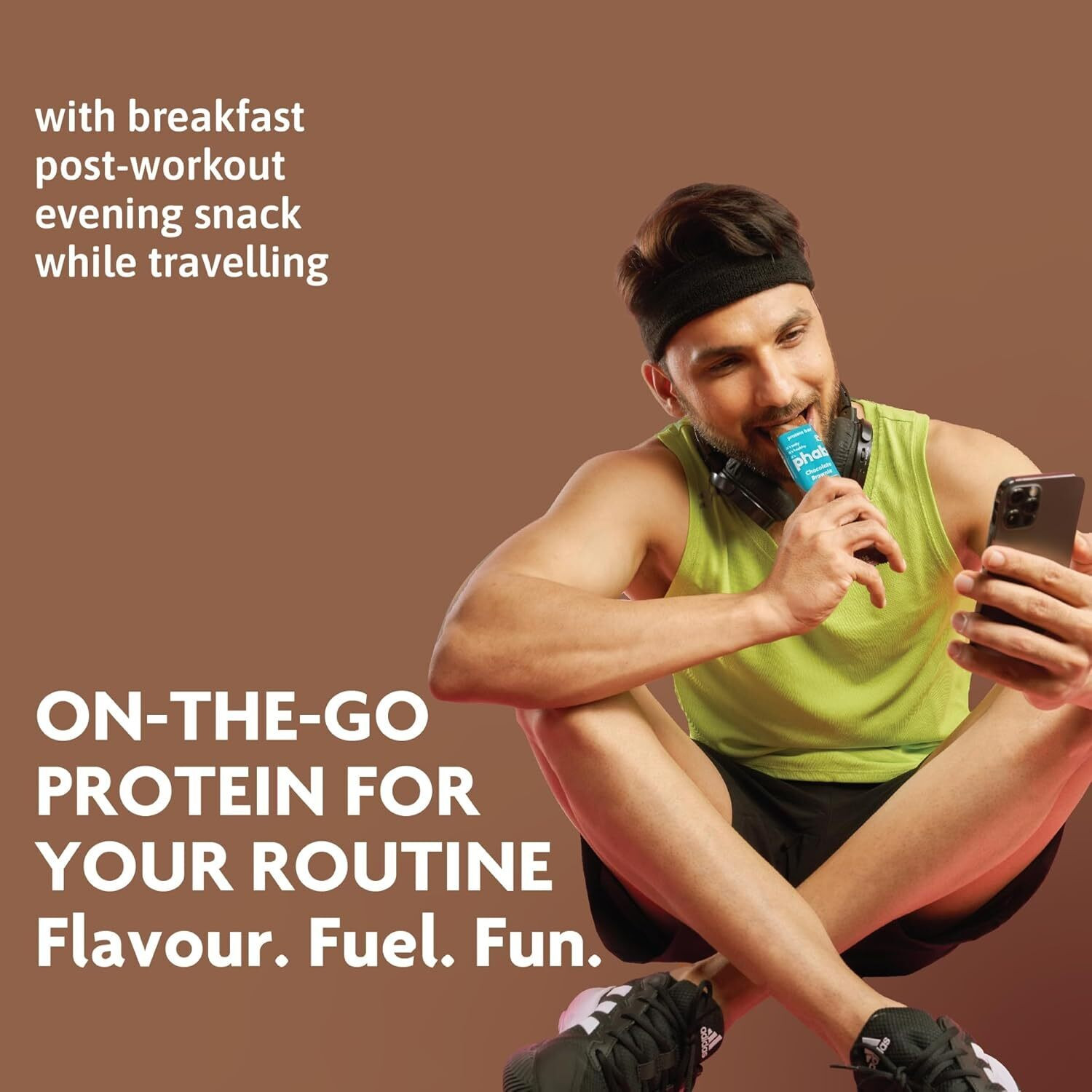 Image of Phab 21G Protein Bars (Pack Of 12), No Added Sugar Gluten-Free Protein Bar For Energy Protein Bars