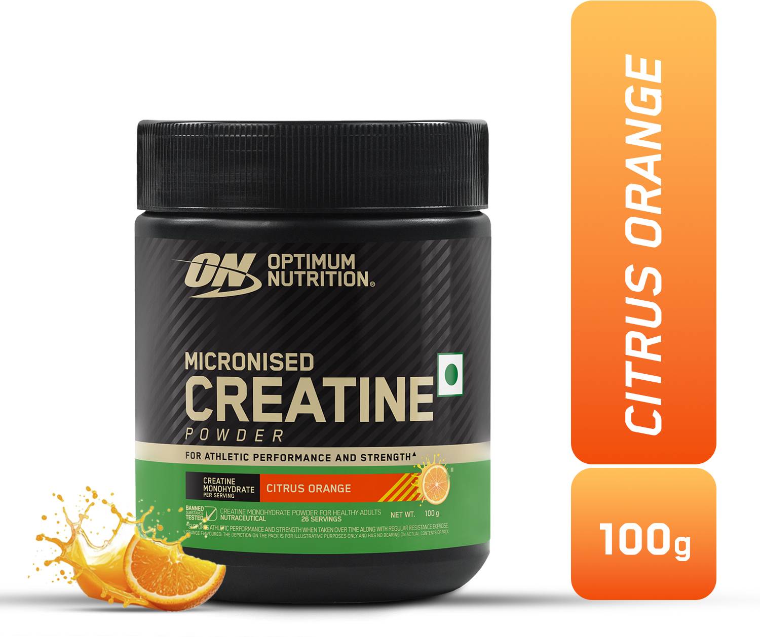 Optimum Nutrition Micronized Creatine Powder 100g - Image 1