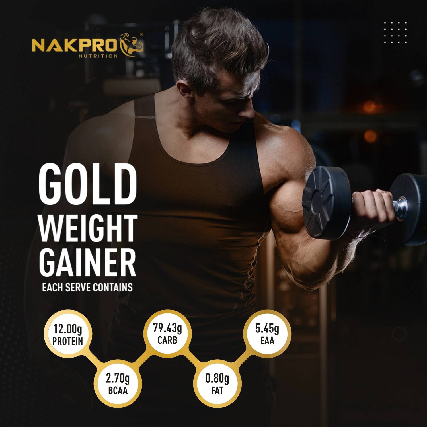 Nakpro WeightGainer High Protein Powder - Image 4