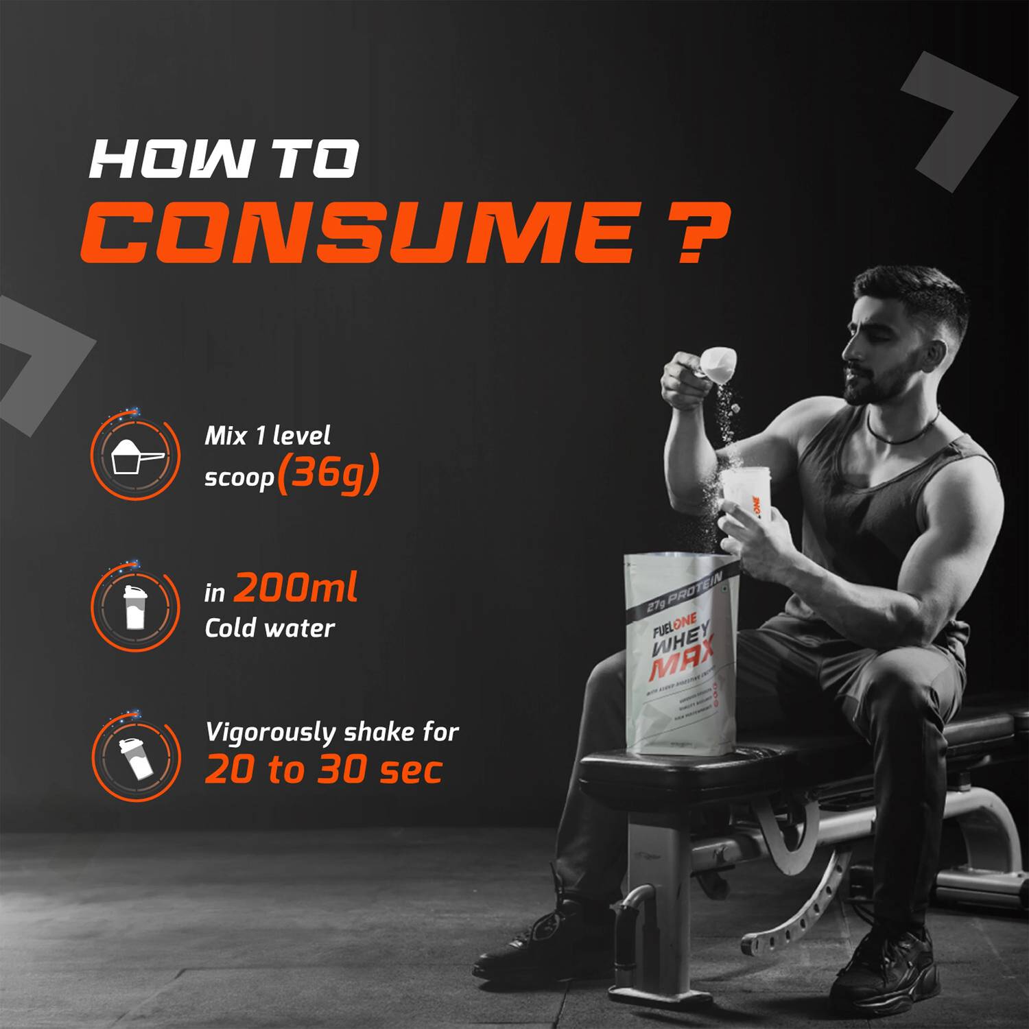 FUELONE Whey Max Protein Blend 27g - Image 3